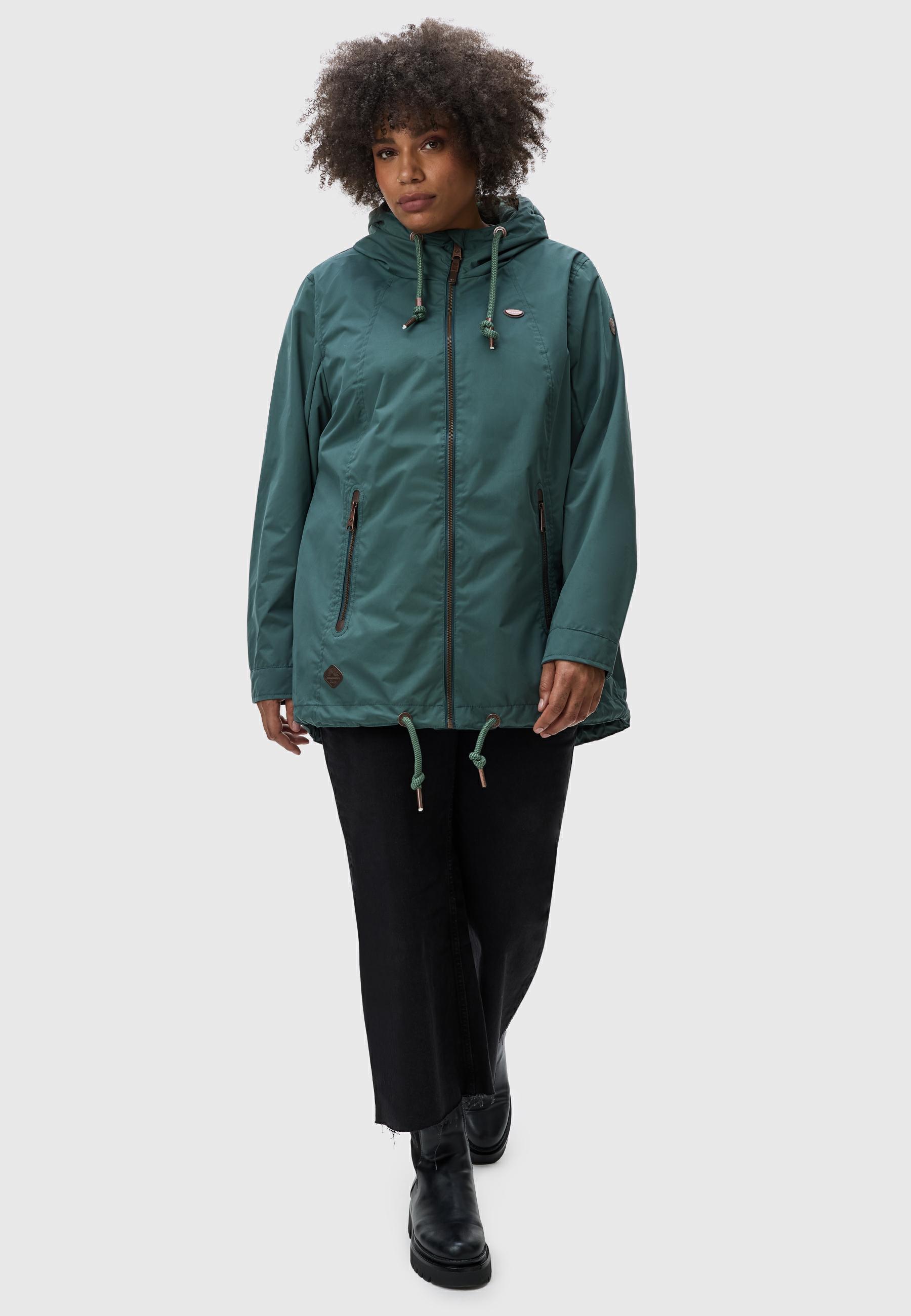 Leichte Übergangsjacke mit Kapuze "Zuzka" Dark Green2023