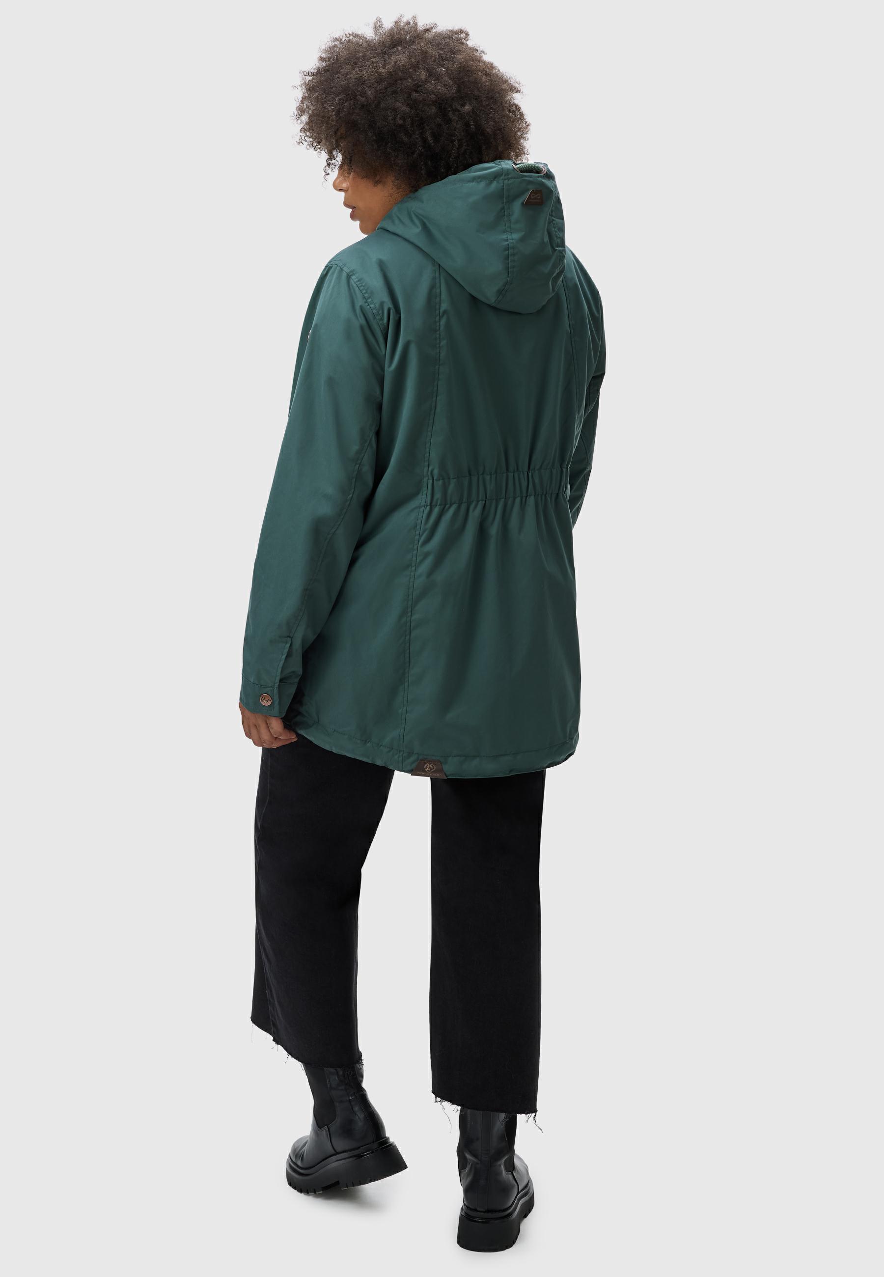 Leichte Übergangsjacke mit Kapuze "Zuzka" Dark Green2023