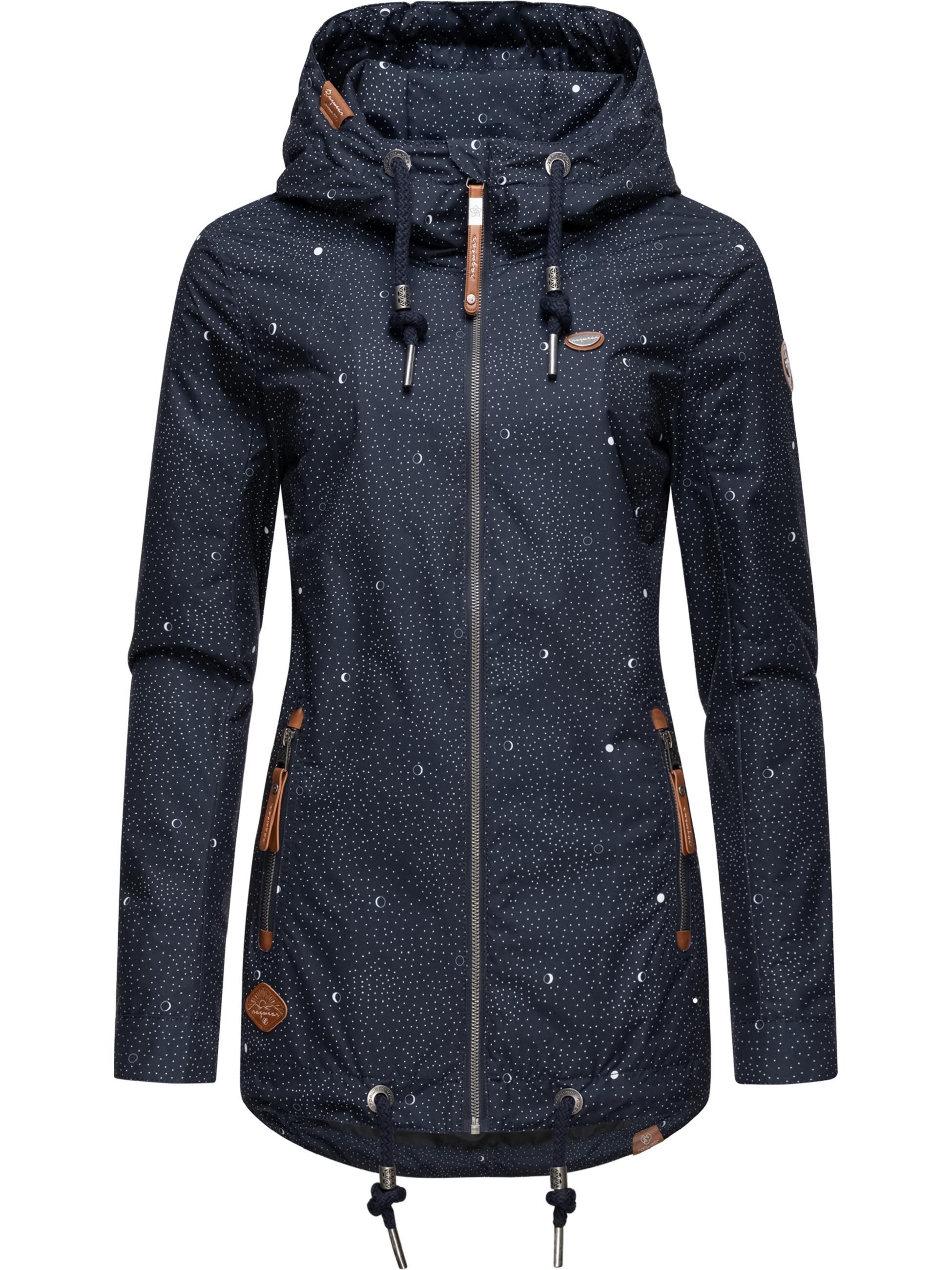 Langer Parka mit Kapuze "Zuzka Nightsky Intl." Navy