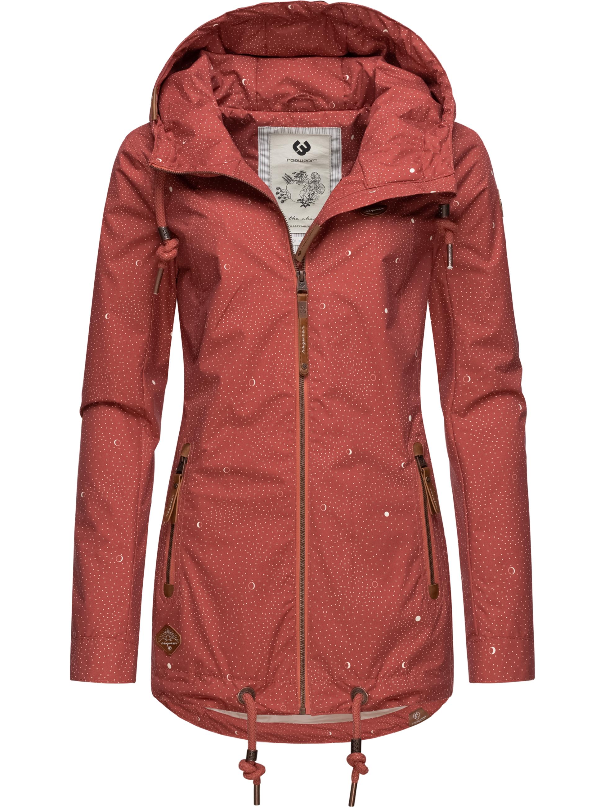 Langer Parka mit Kapuze "Zuzka Nightsky Intl." Rose