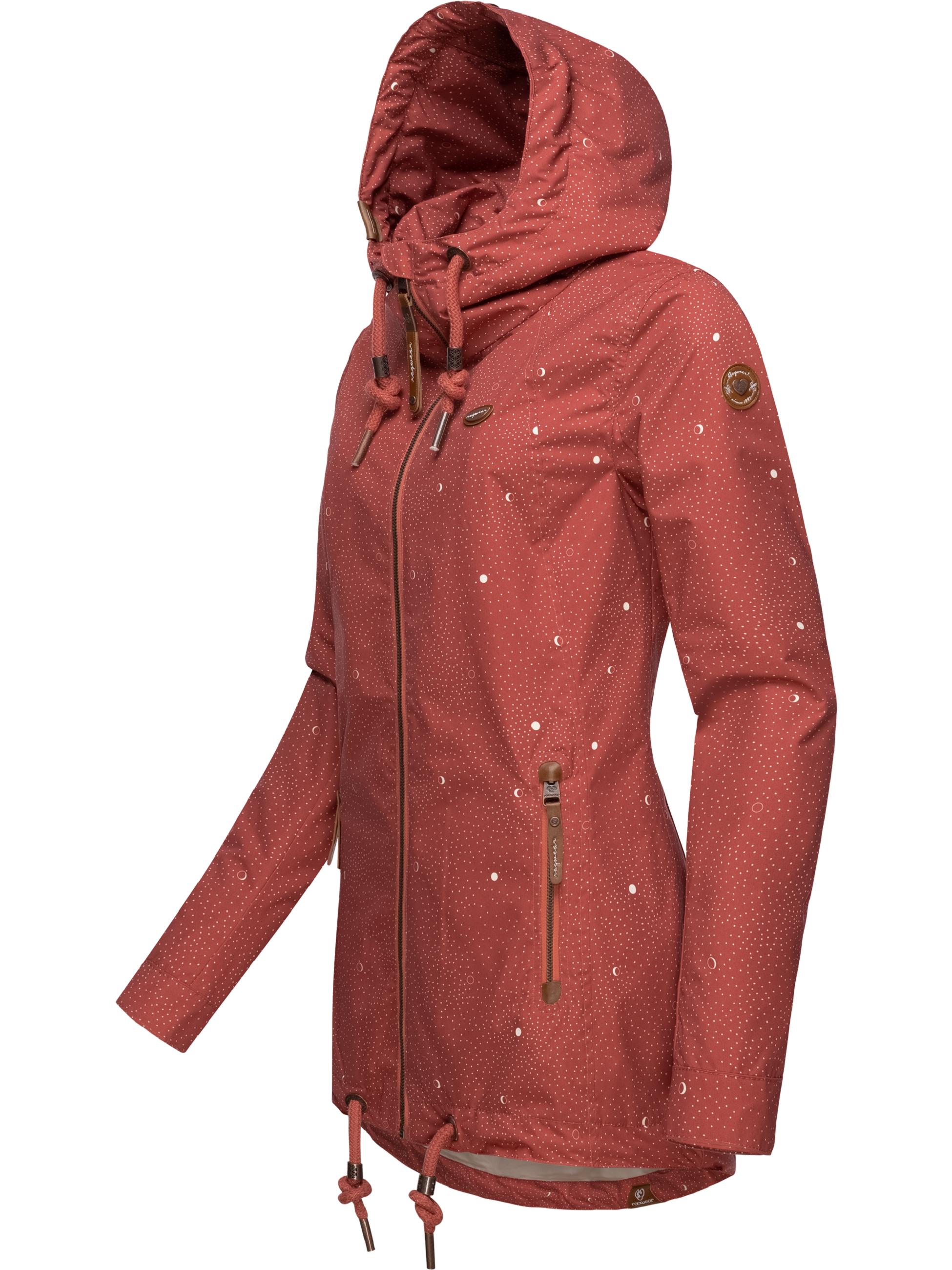 Langer Parka mit Kapuze "Zuzka Nightsky Intl." Rose