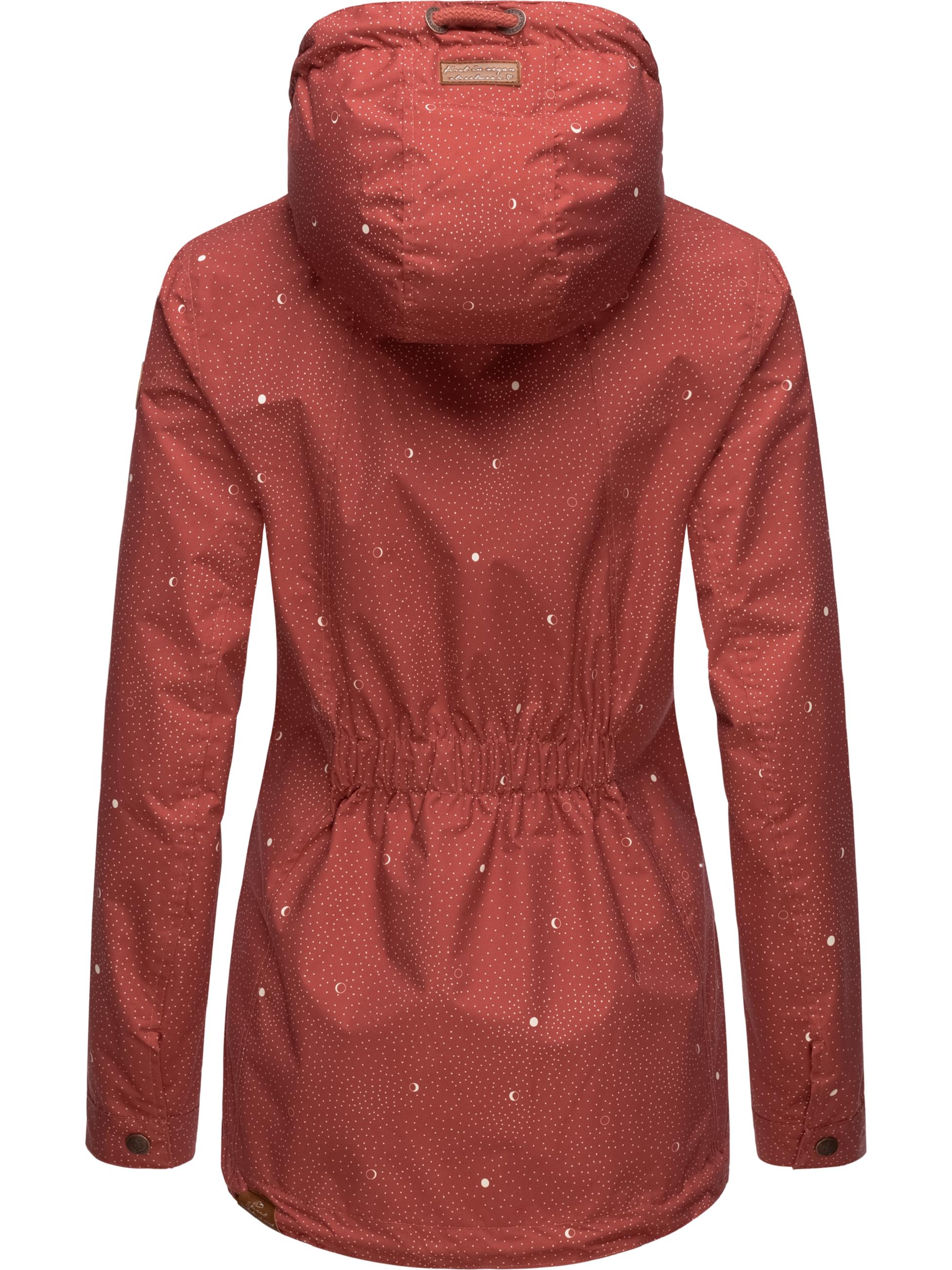 Langer Parka mit Kapuze "Zuzka Nightsky Intl." Rose