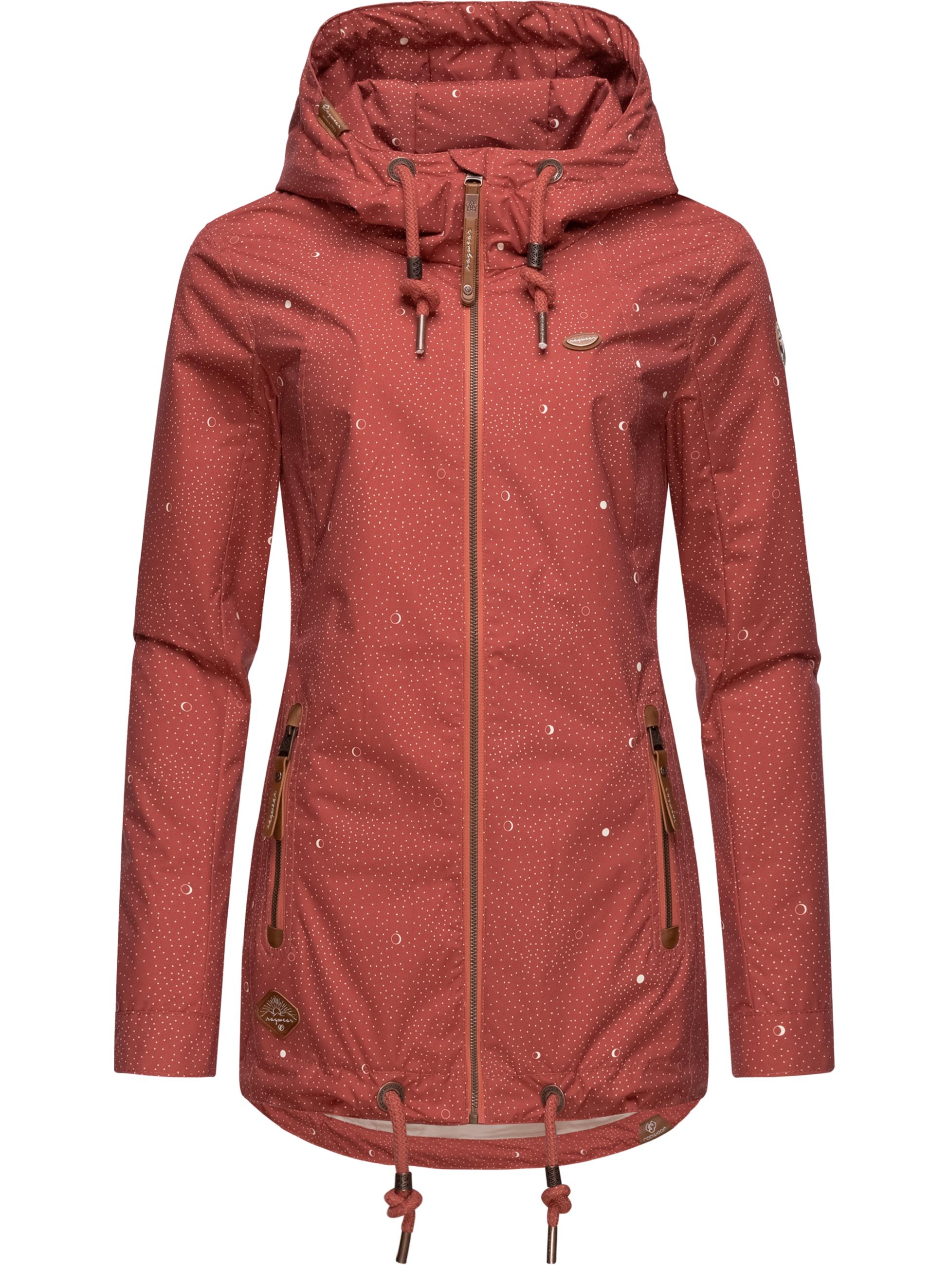 Langer Parka mit Kapuze "Zuzka Nightsky Intl." Rose