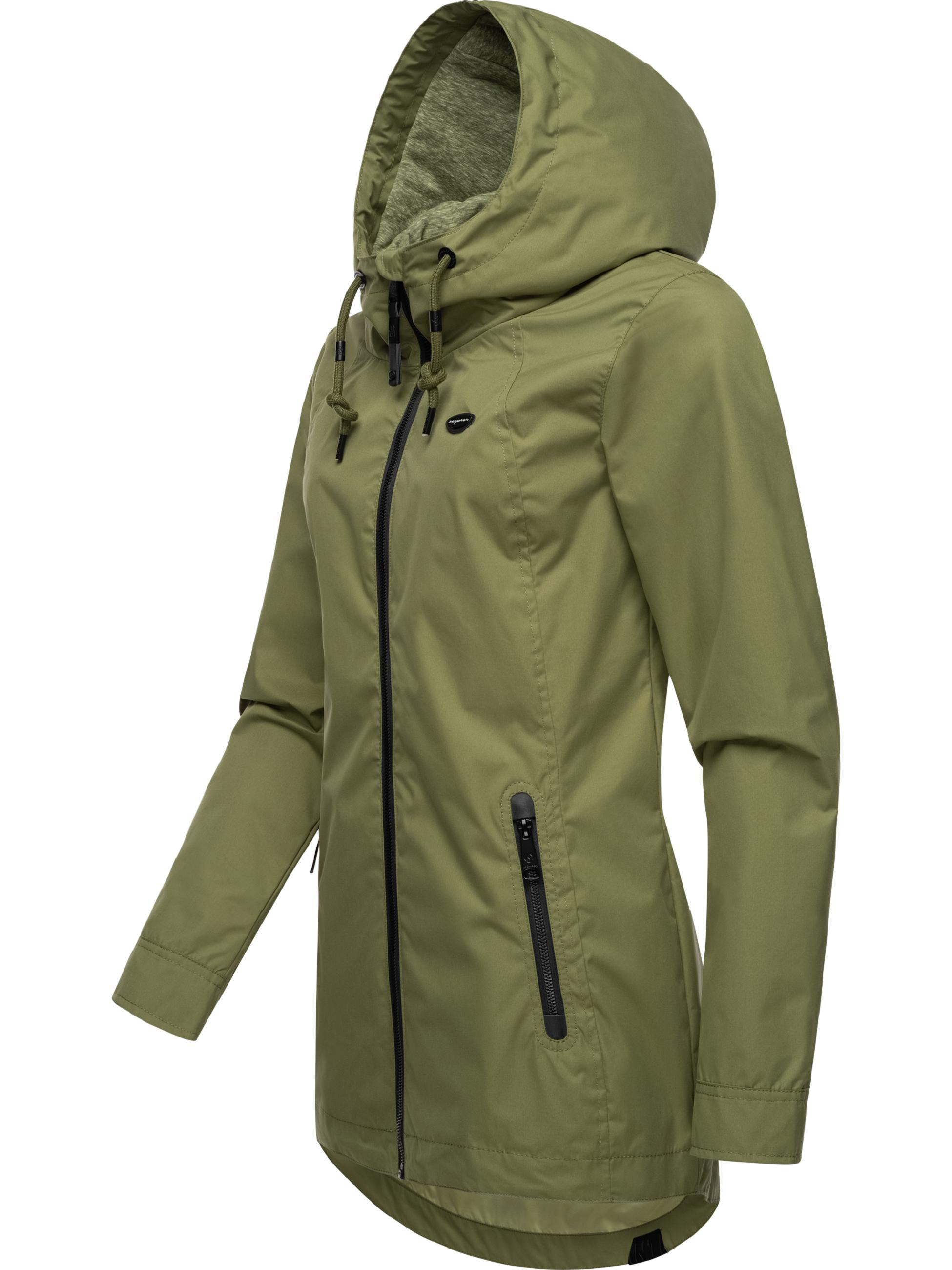 Leichte Übergangsjacke mit Kapuze "Zuzka" Olive024