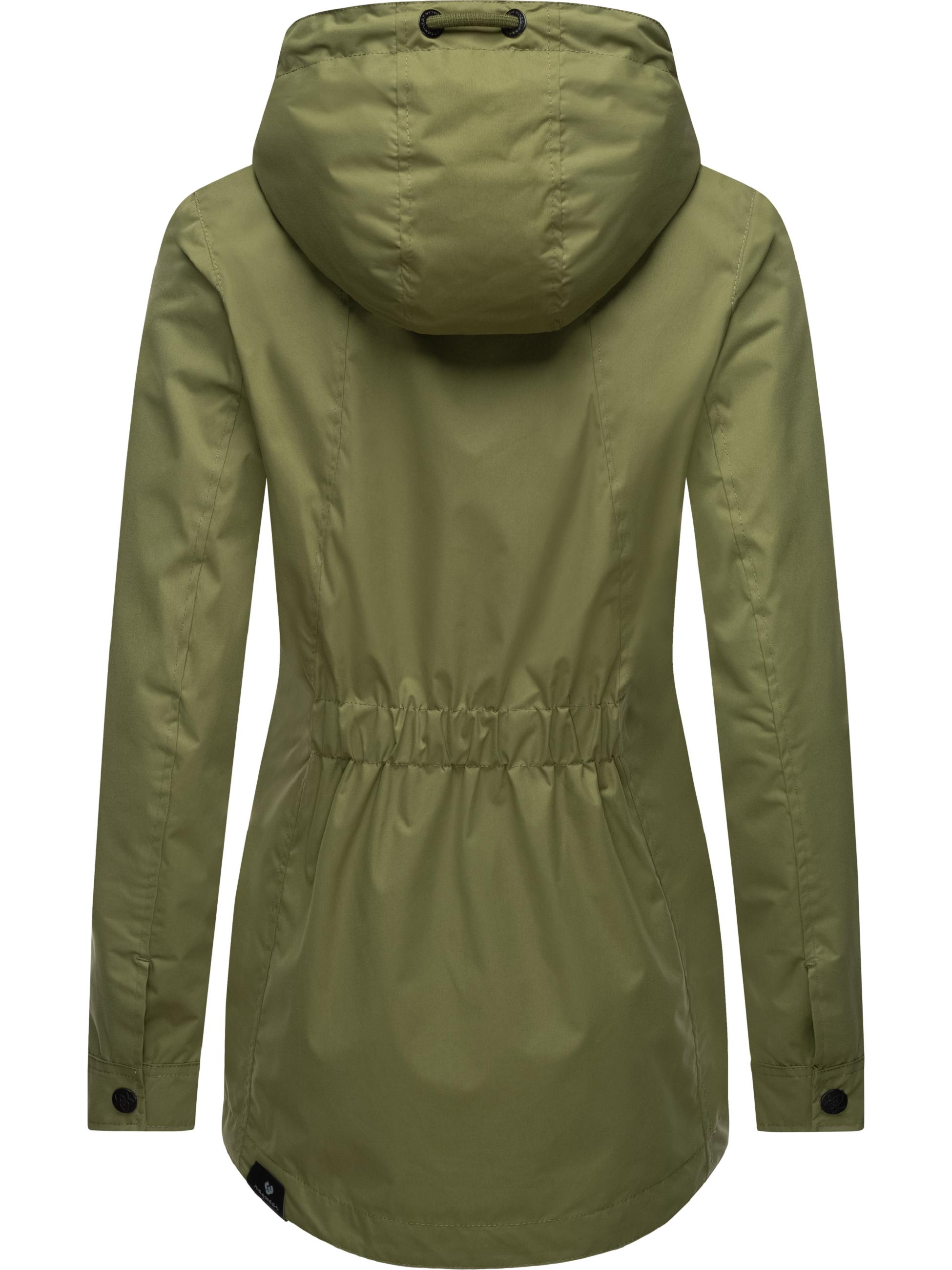 Leichte Übergangsjacke mit Kapuze "Zuzka" Olive024