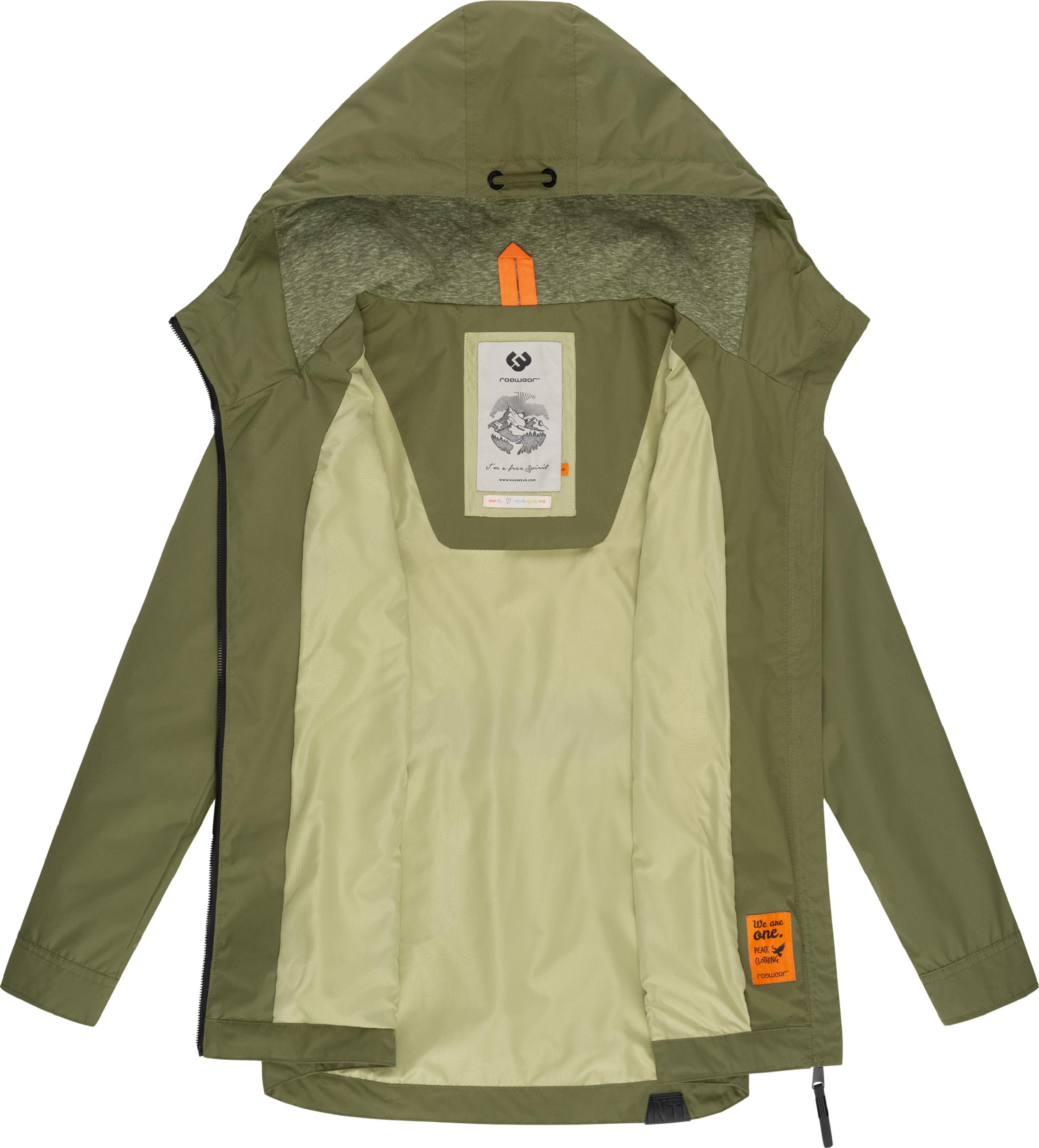 Leichte Übergangsjacke mit Kapuze "Zuzka" Olive024