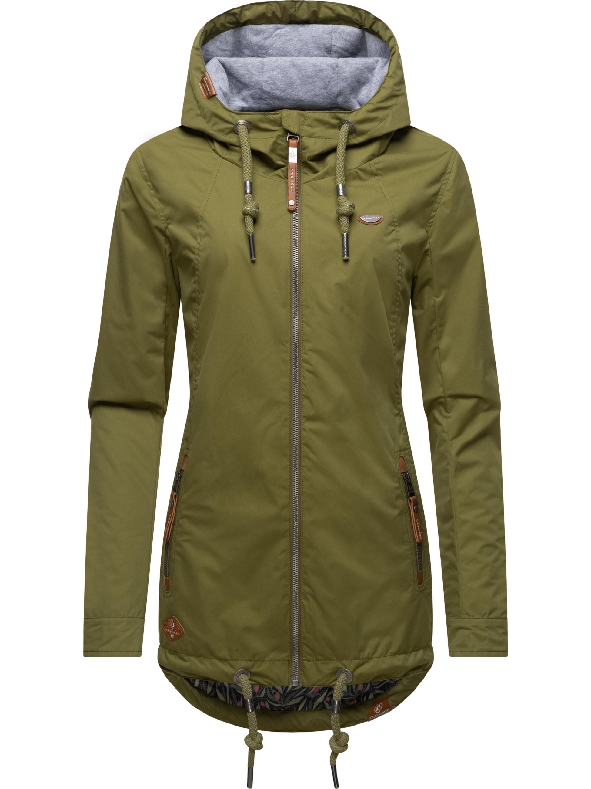 Leichte wasserdichte Übergangsjacke mit Kapuze "Zuzka" Olive23