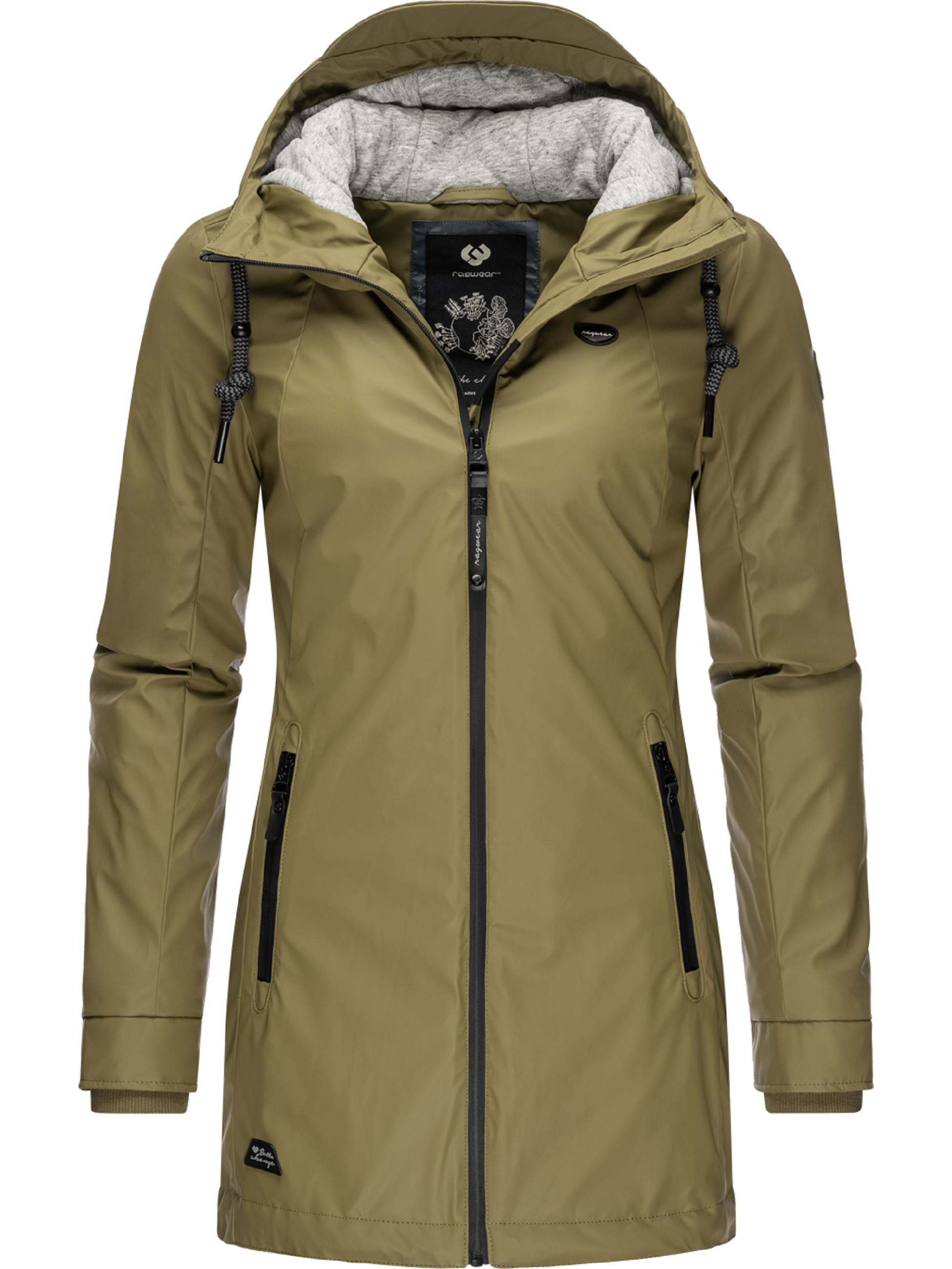 Regenmantel mit Kapuze "Rainy II Intl." Light Olive