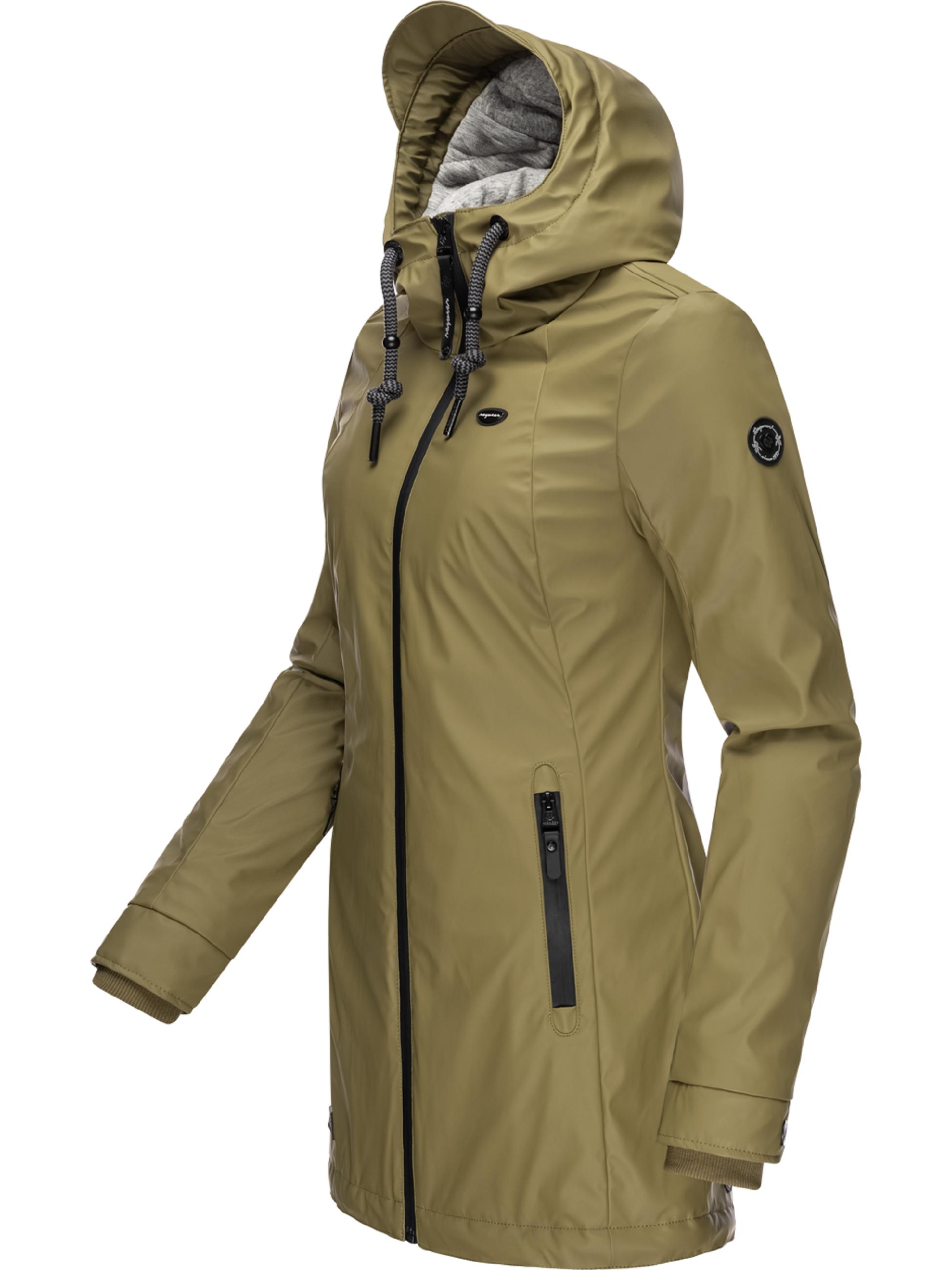 Regenmantel mit Kapuze "Rainy II Intl." Light Olive