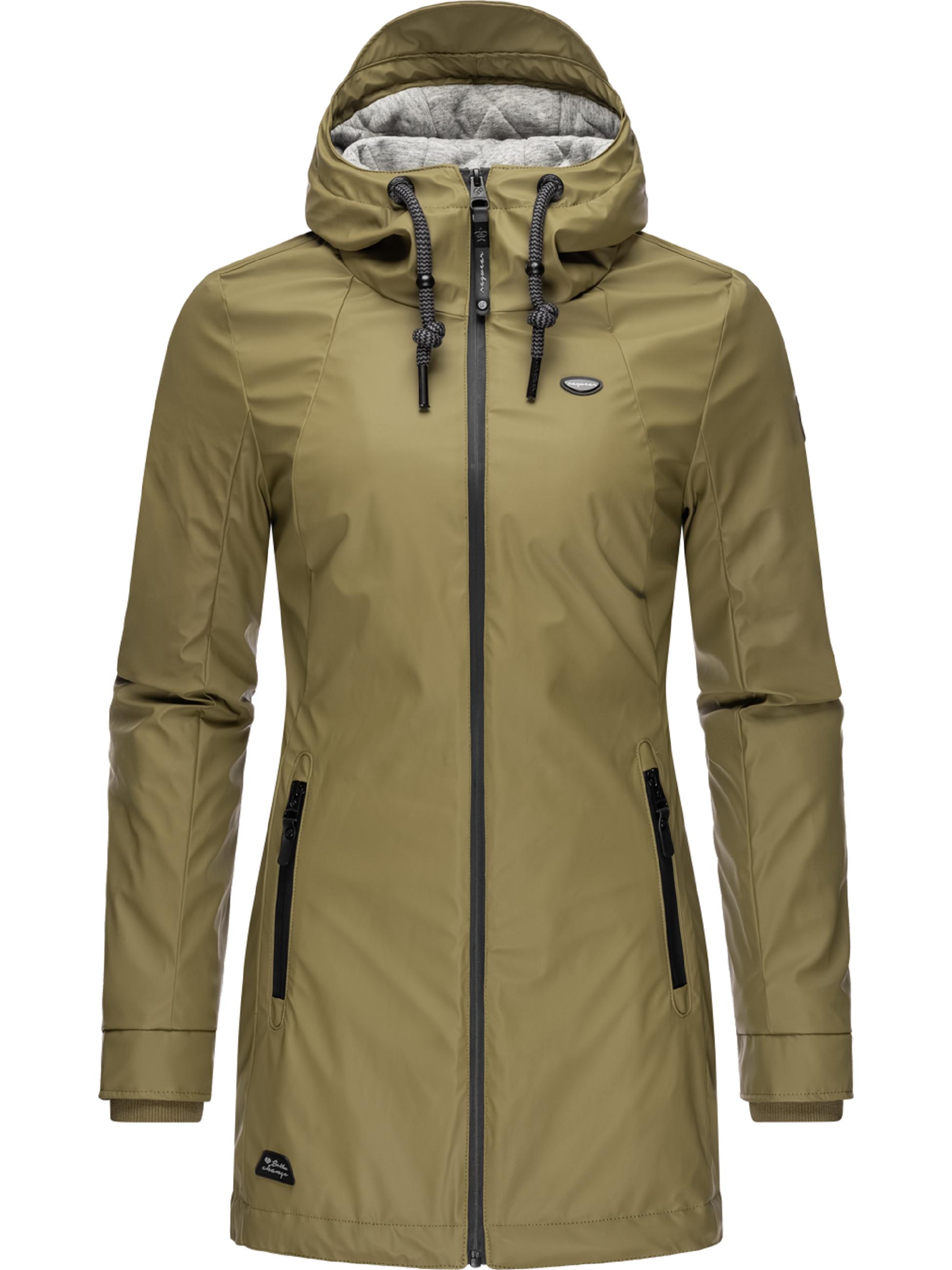 Regenmantel mit Kapuze "Rainy II Intl." Light Olive