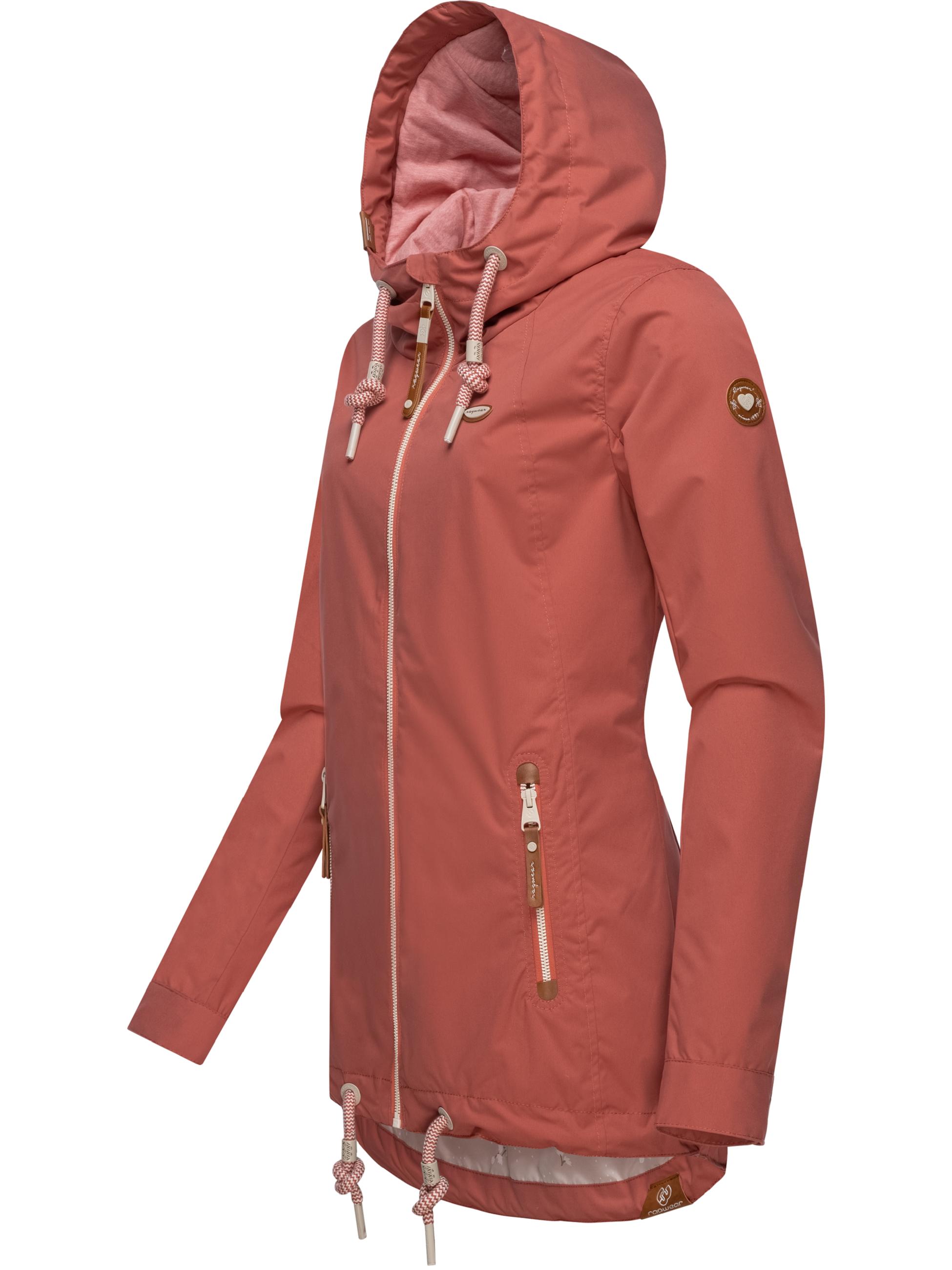 Leichte wasserdichte Übergangsjacke mit Kapuze "Zuzka" Rose22