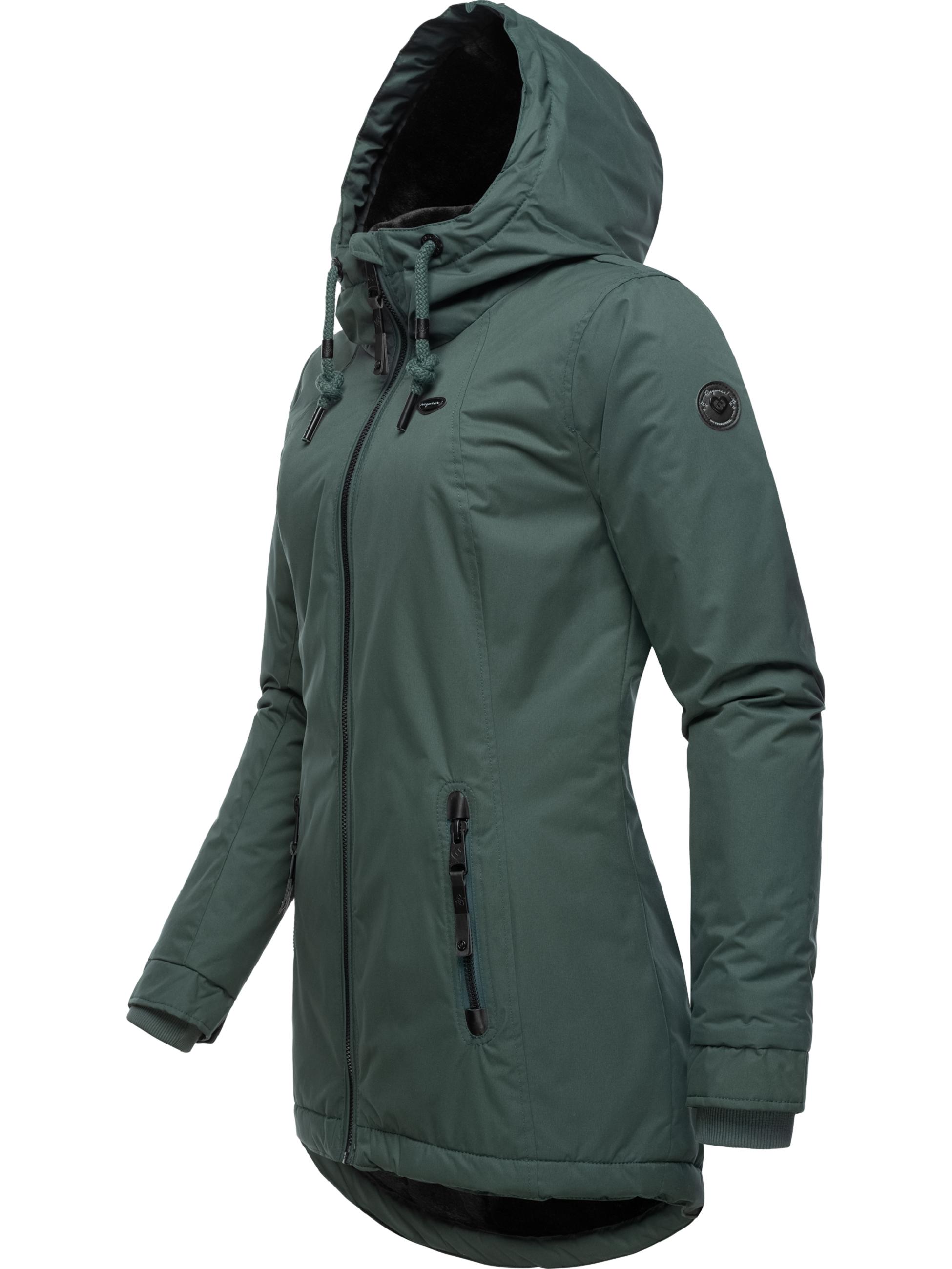 Winterparka mit Kapuze "Zuzka Winter" Dark Green23