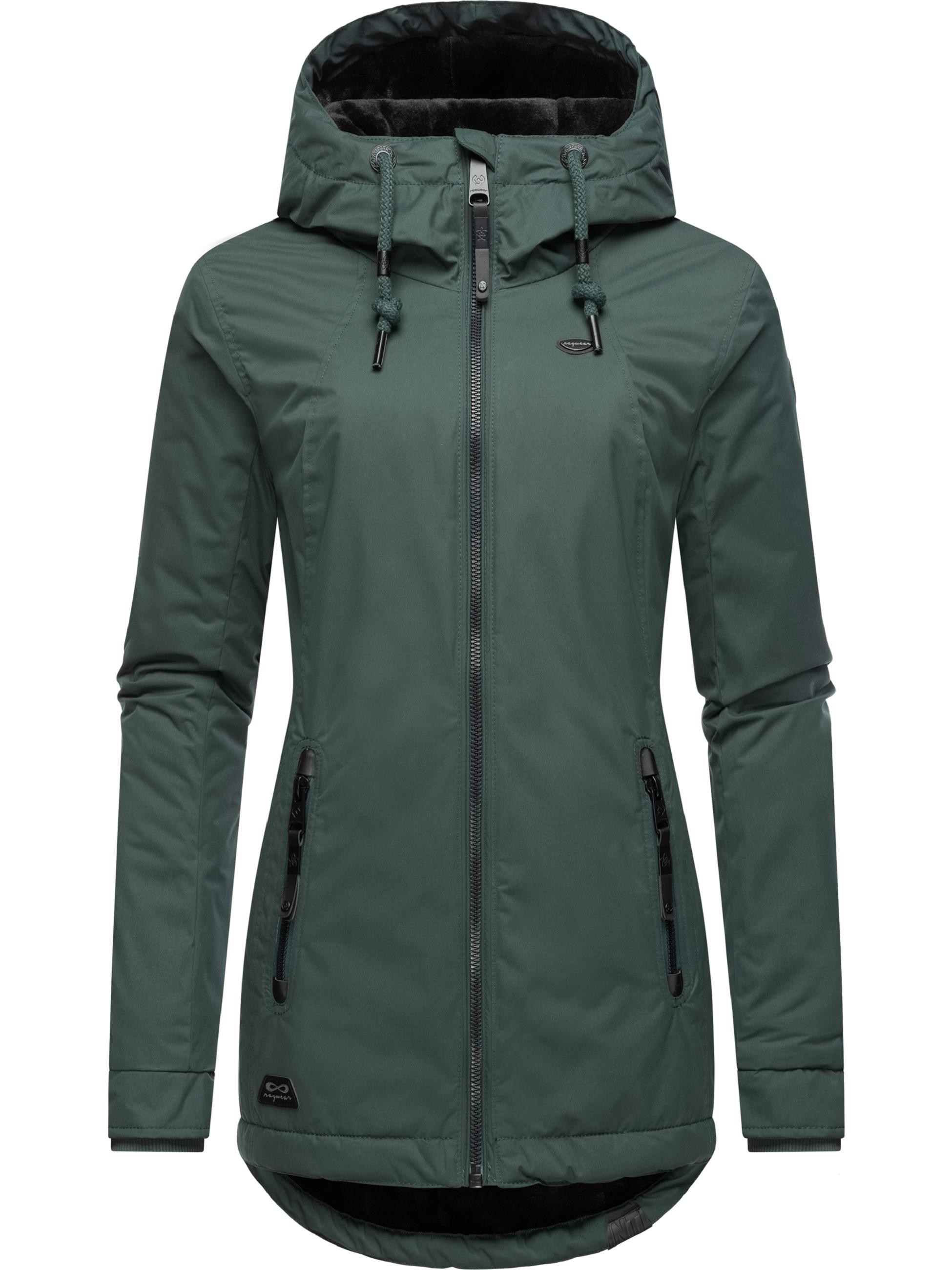 Winterparka mit Kapuze "Zuzka Winter" Dark Green23