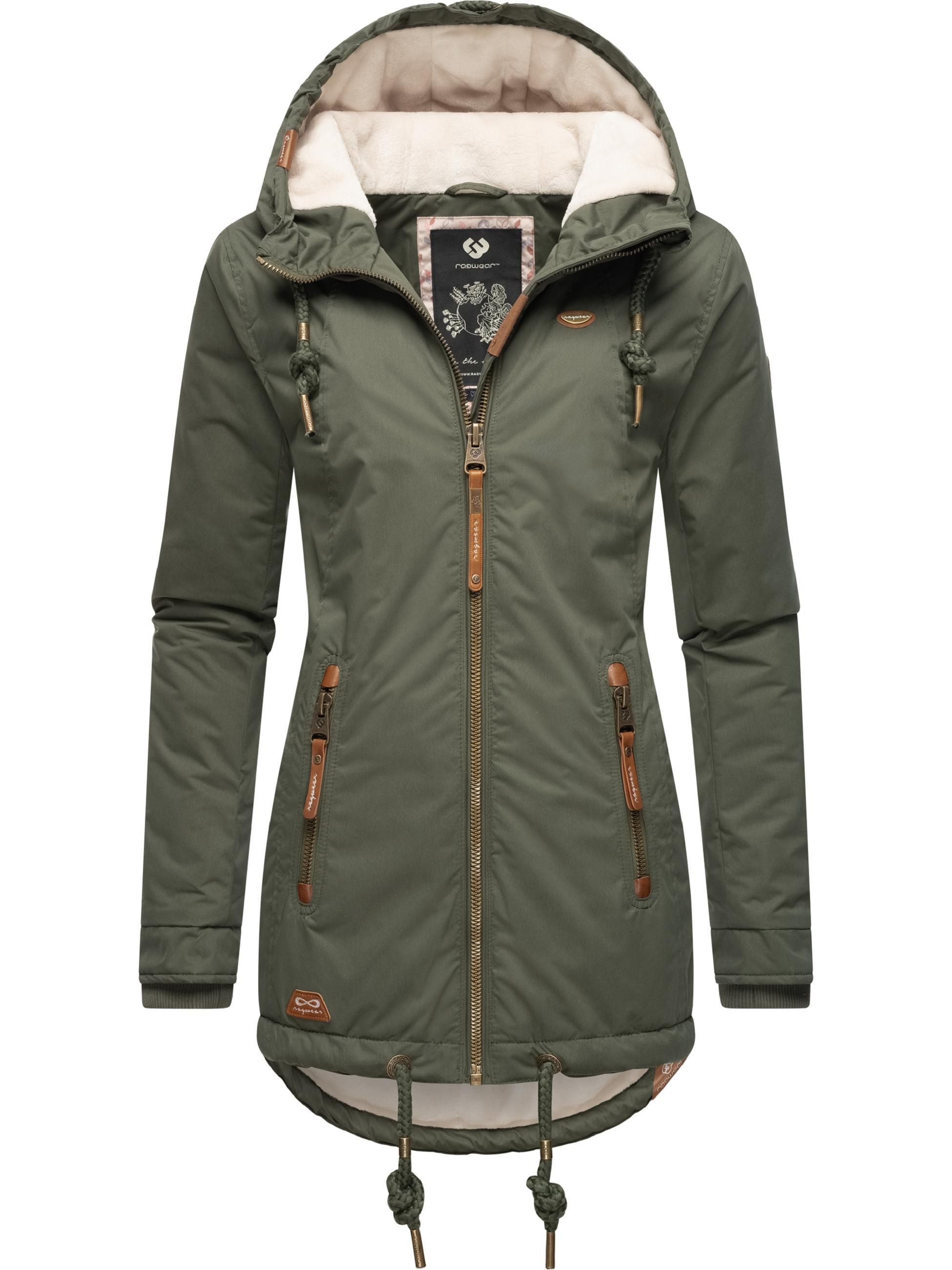 Wasserdichter Winterparka mit Kapuze "Zuzka Winter" Dark Olive22