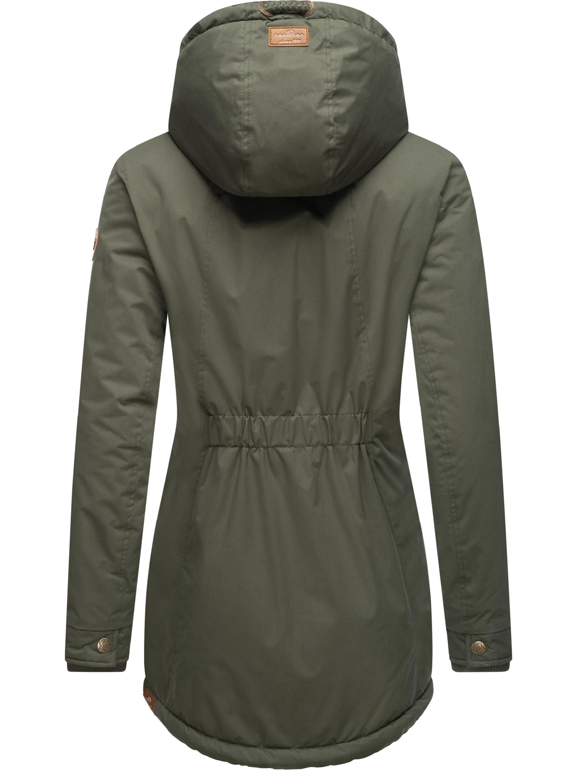 Wasserdichter Winterparka mit Kapuze "Zuzka Winter" Dark Olive22