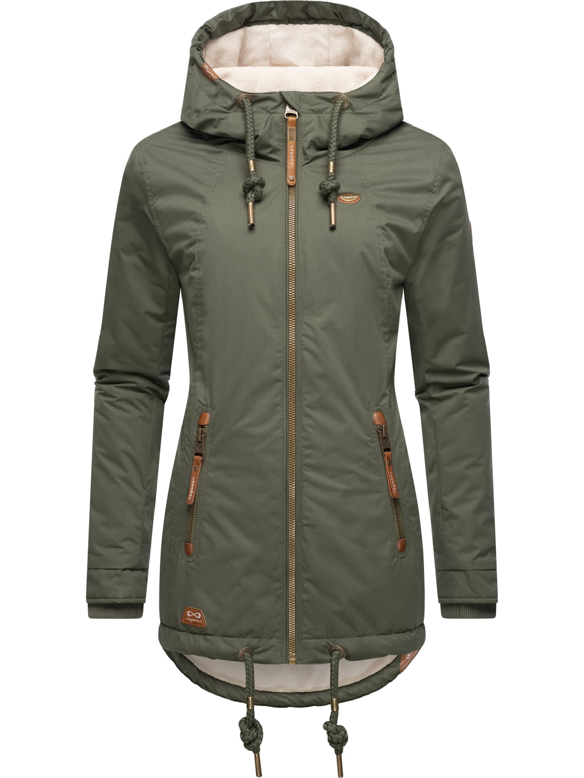 Wasserdichter Winterparka mit Kapuze "Zuzka Winter" Dark Olive22