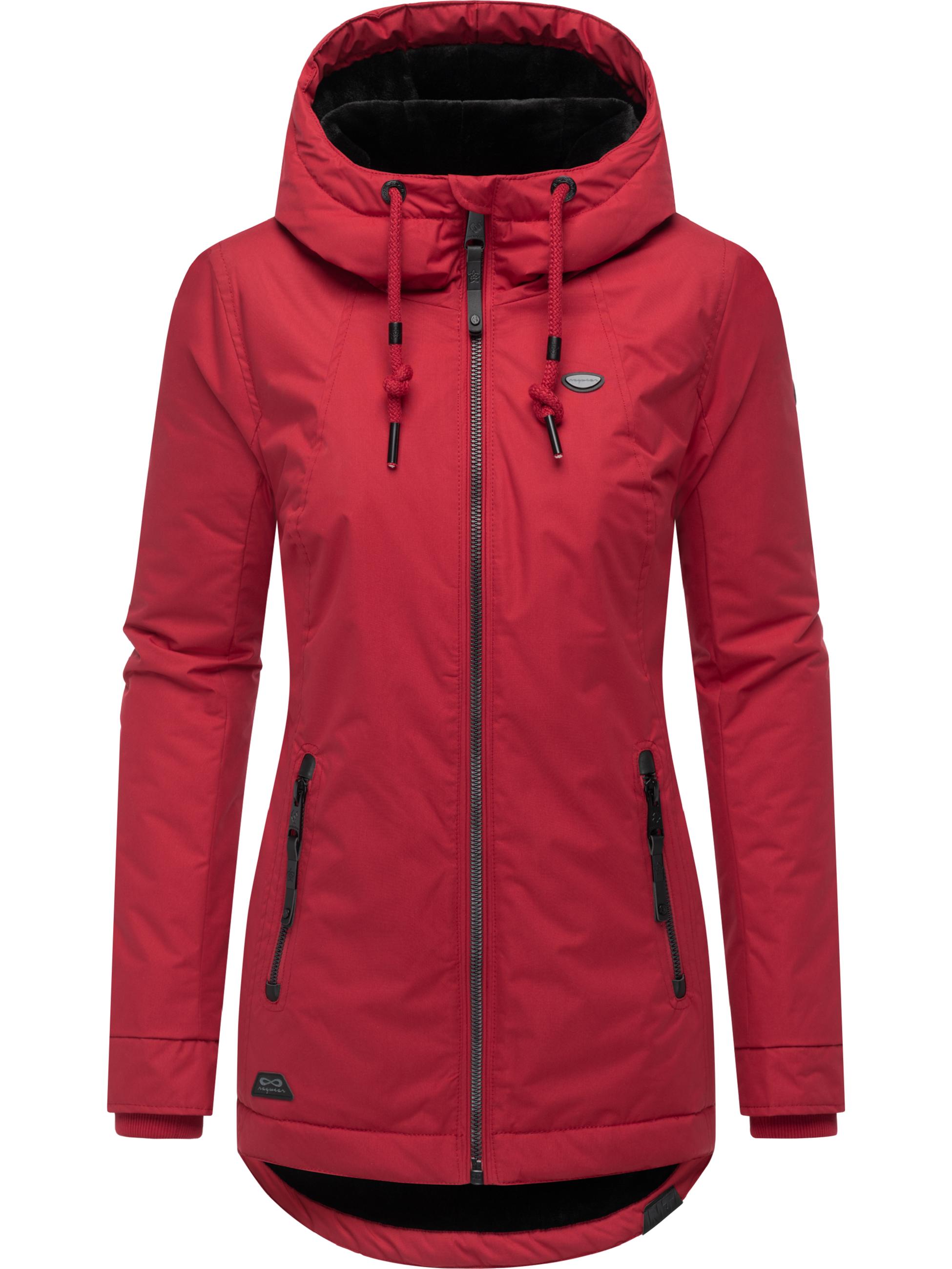 Wasserdichter Winterparka mit Kapuze "Zuzka Winter" Dark Red25