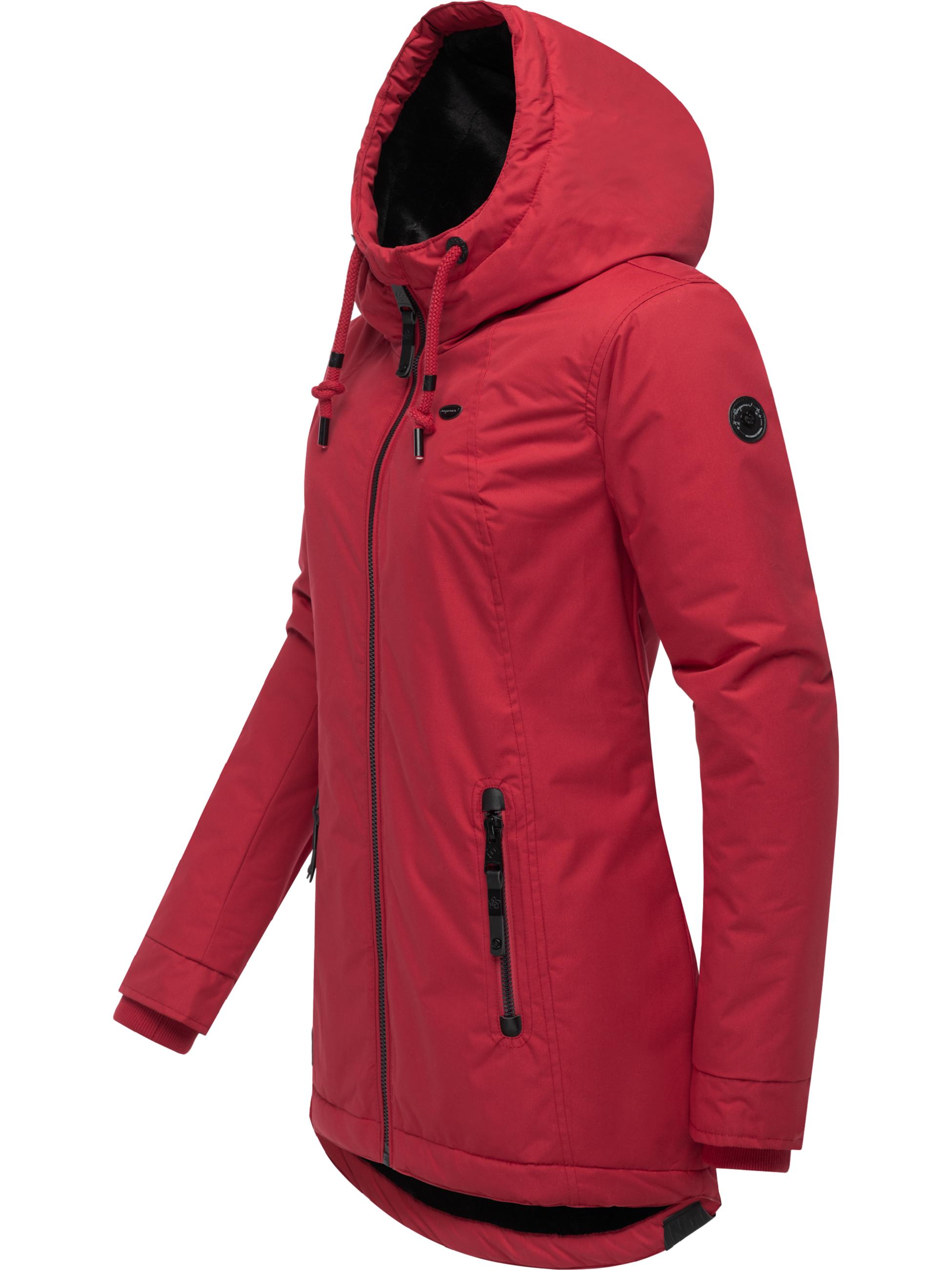 Wasserdichter Winterparka mit Kapuze "Zuzka Winter" Dark Red25