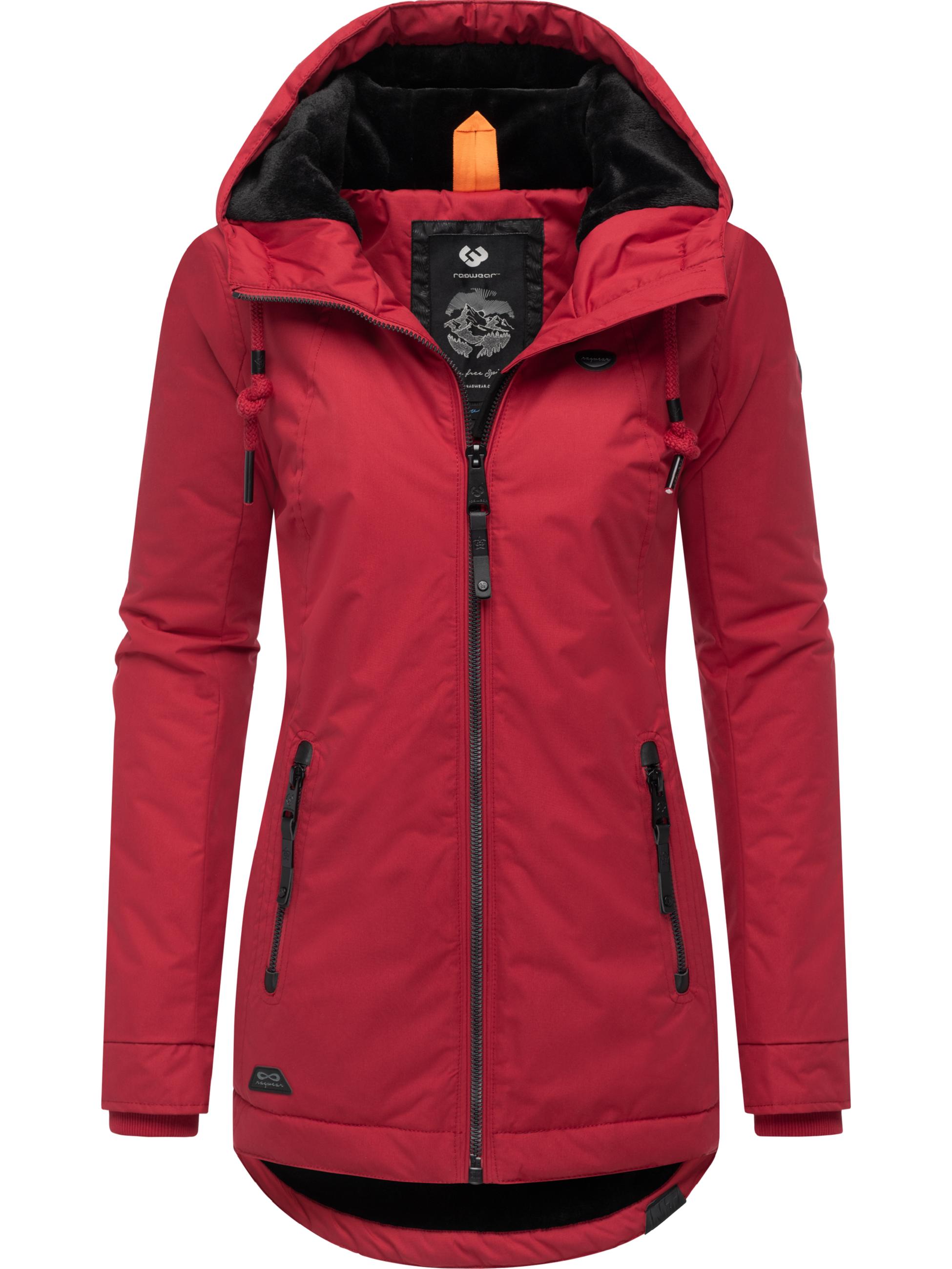 Wasserdichter Winterparka mit Kapuze "Zuzka Winter" Dark Red25