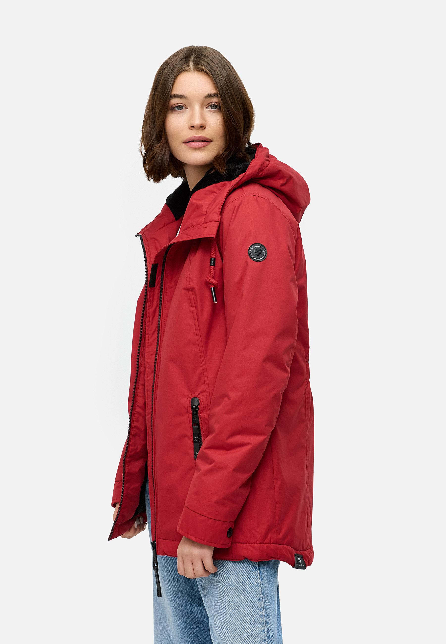Wasserdichter Winterparka mit Kapuze "Zuzka Winter" Dark Red25