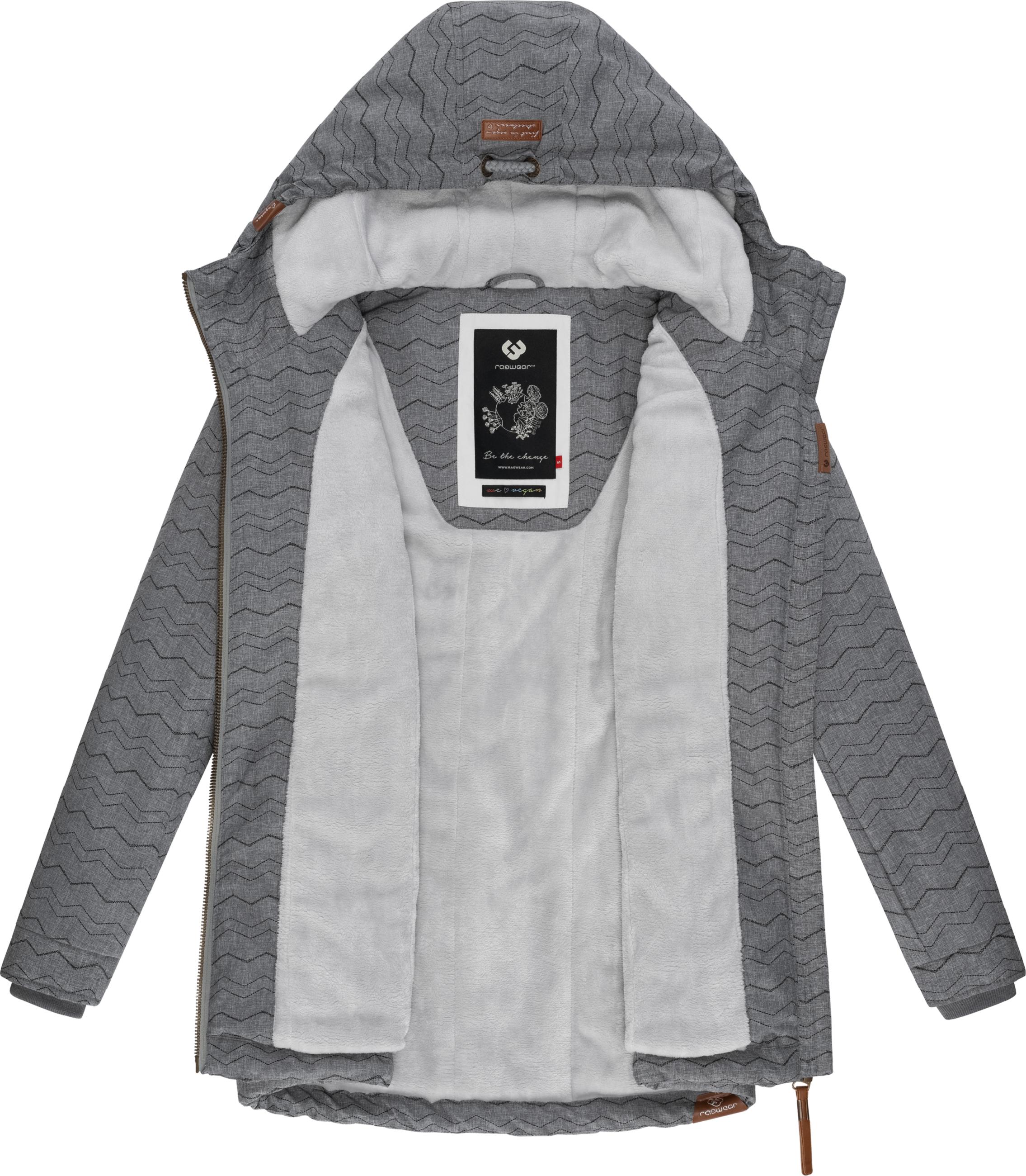 Wasserdichter Winterparka mit Kapuze "Zuzka Winter" Grey Zig Zag22