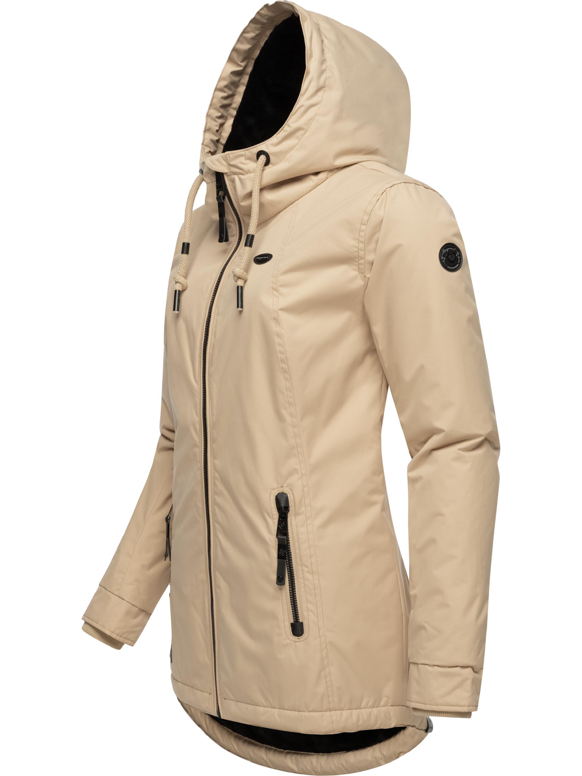 Wasserdichter Winterparka mit Kapuze "Zuzka Winter" Taupe24