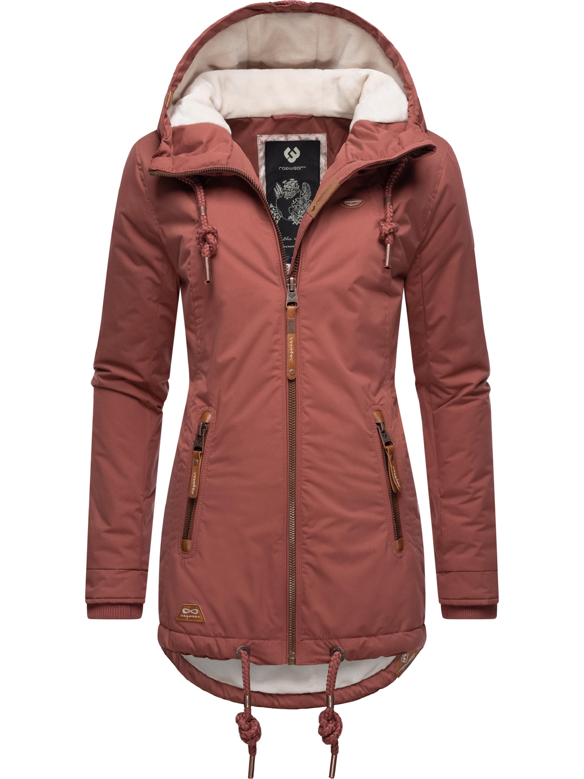 Winterparka mit Kapuze "Zuzka Winter" Terracotta22