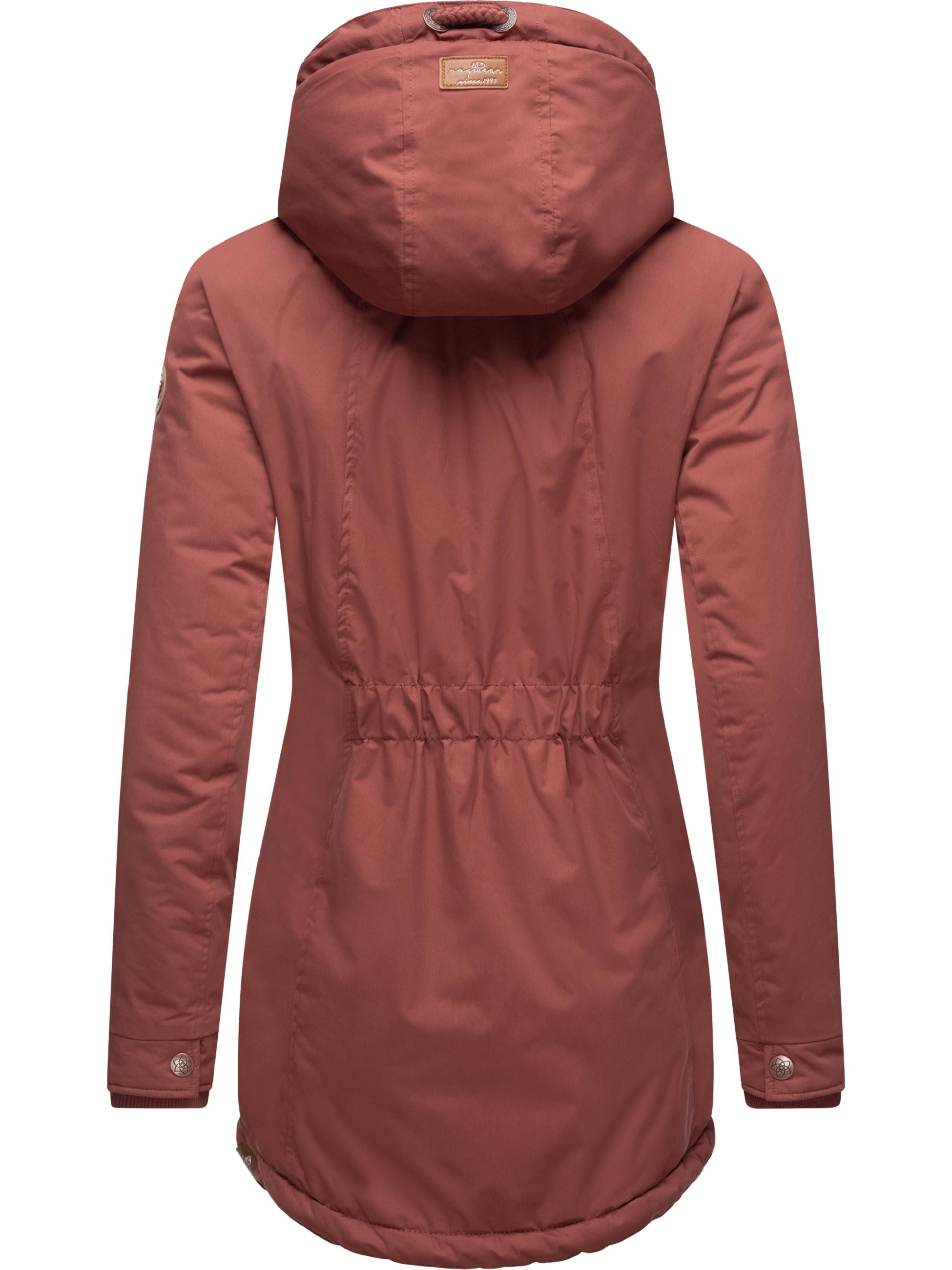 Wasserdichter Winterparka mit Kapuze "Zuzka Winter" Terracotta22