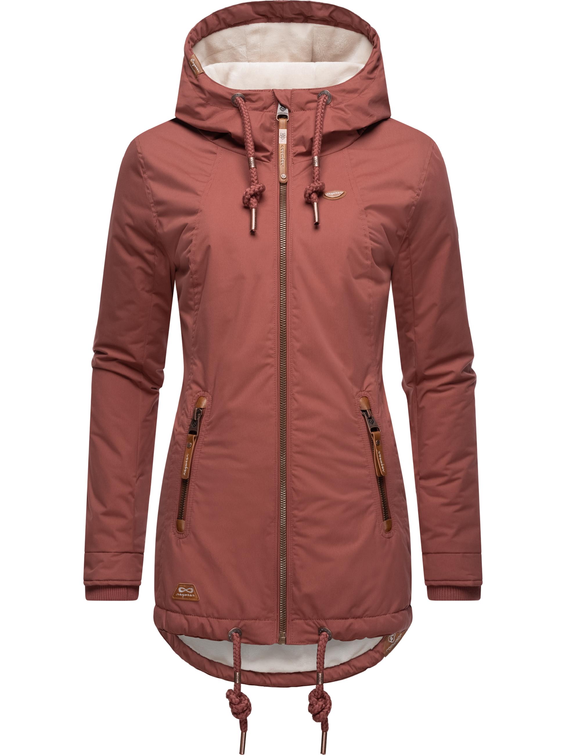 Wasserdichter Winterparka mit Kapuze "Zuzka Winter" Terracotta22