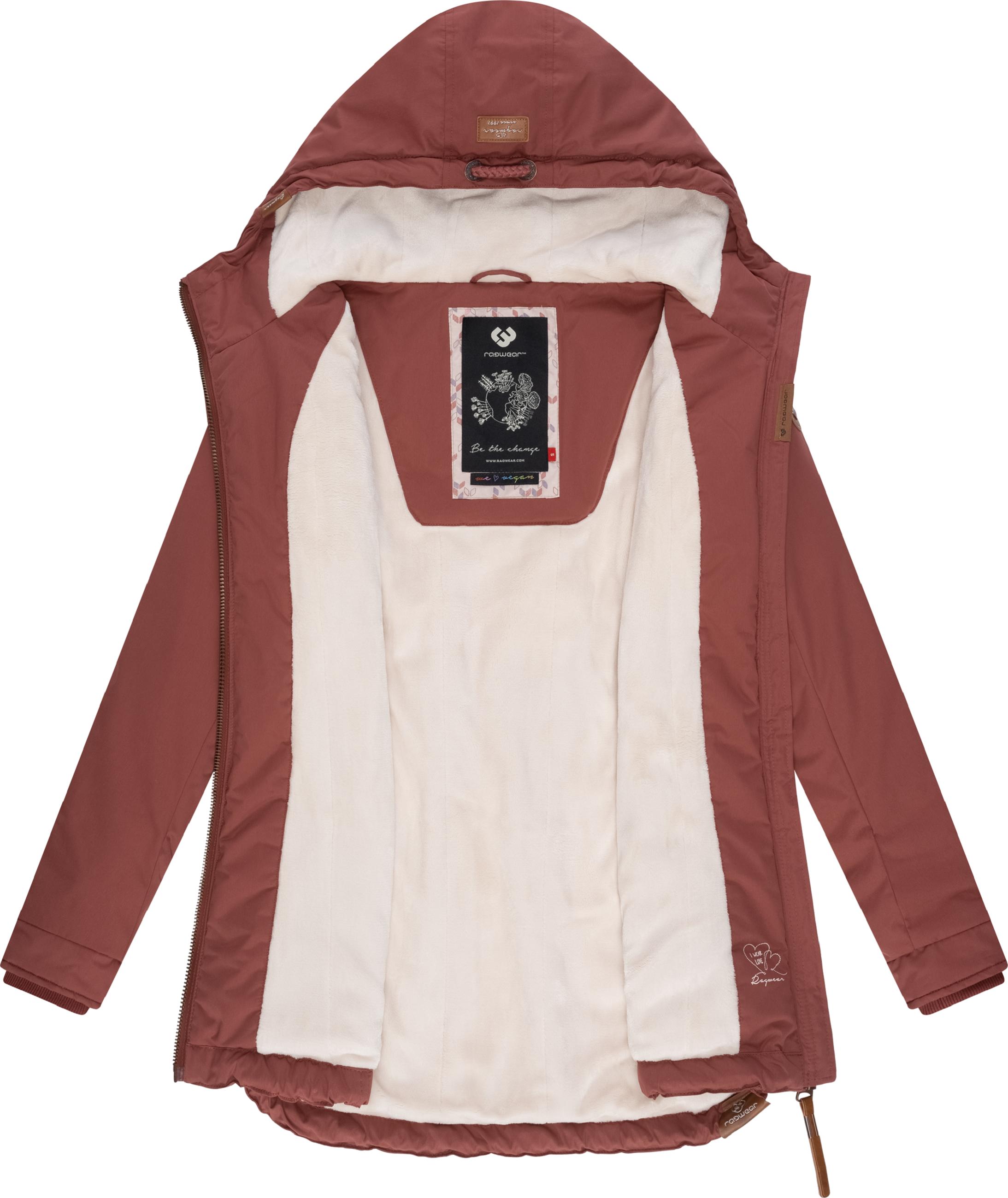 Wasserdichter Winterparka mit Kapuze "Zuzka Winter" Terracotta22