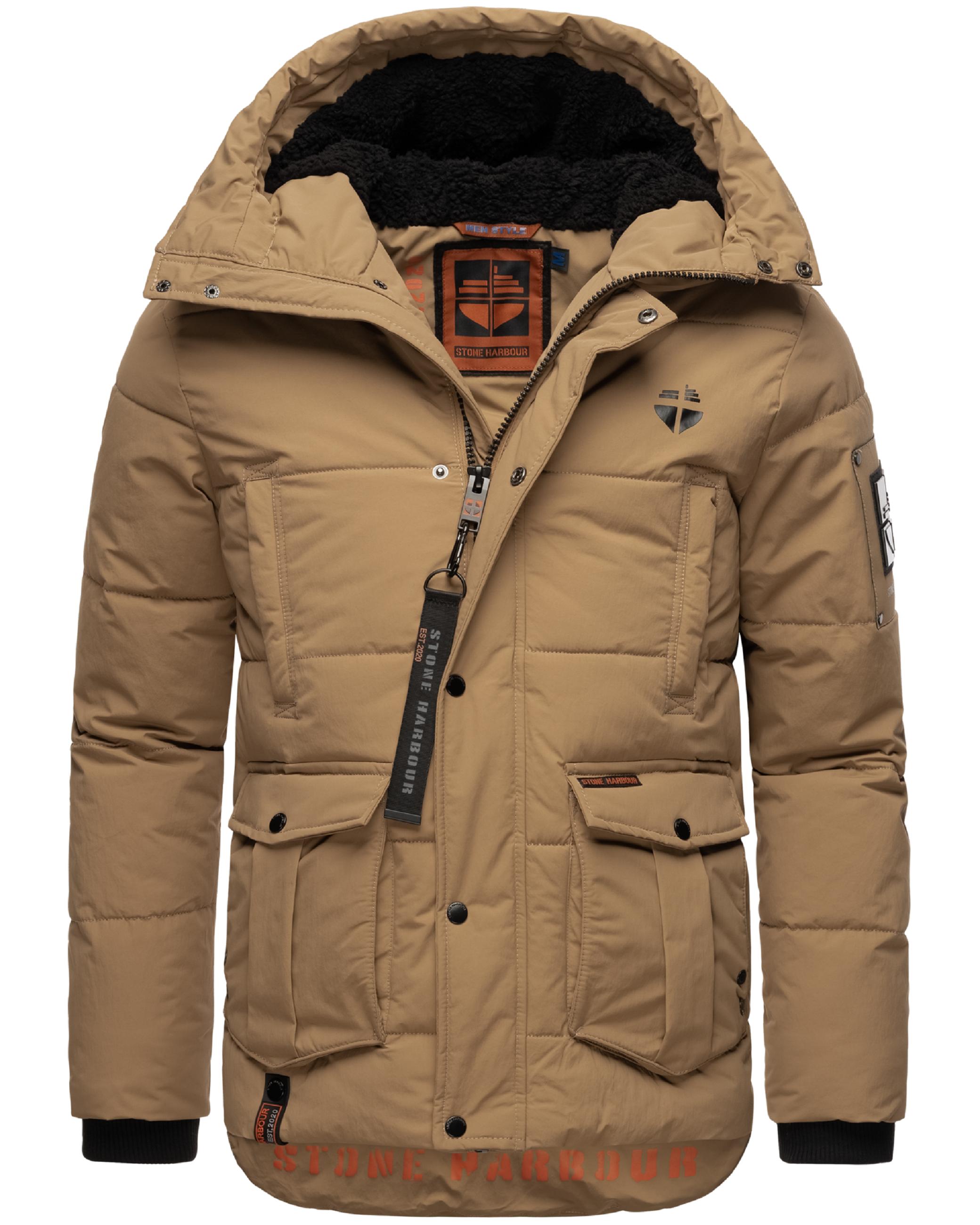 Kurzer Winter Steppmantel "Admaroo" Light Brown