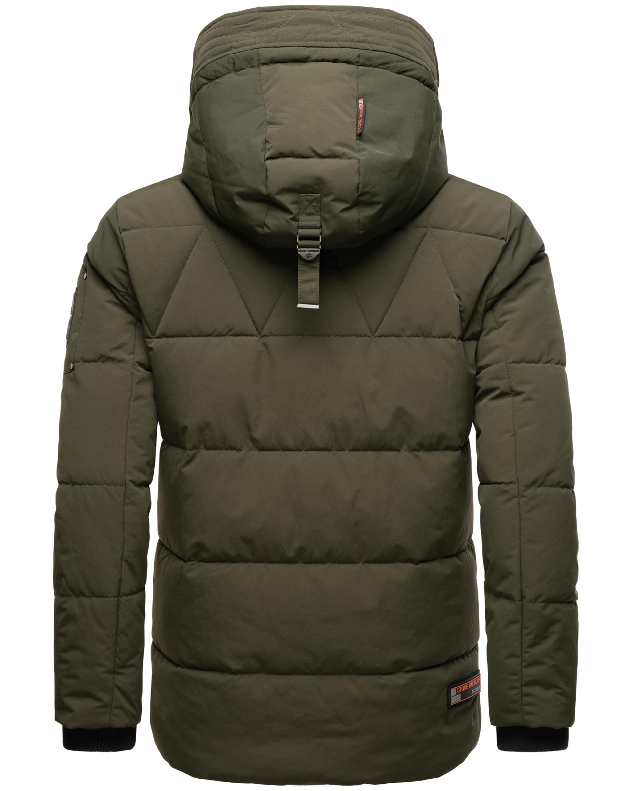 Kurzer Winter Steppmantel "Admaroo" Olive