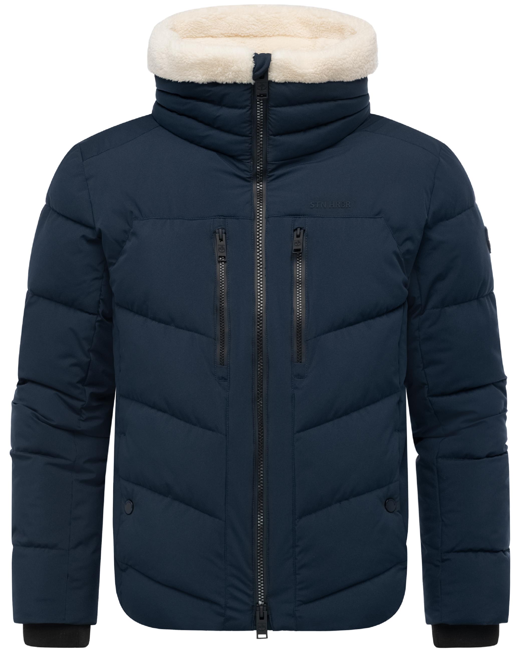 Winter Steppjacke mit kuscheligem Kragen "Ansello XX" Navy