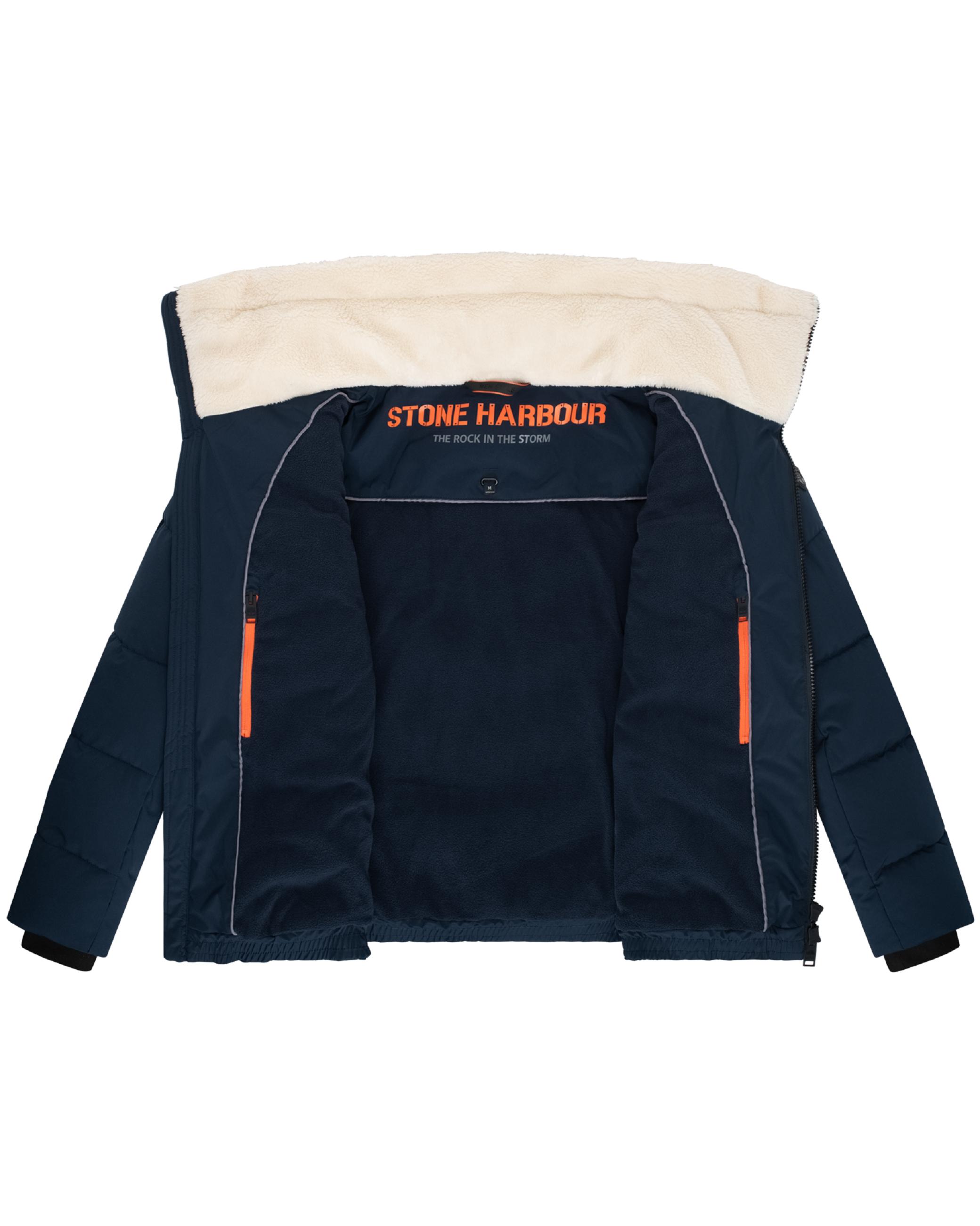 Winter Steppjacke mit kuscheligem Kragen "Ansello XX" Navy