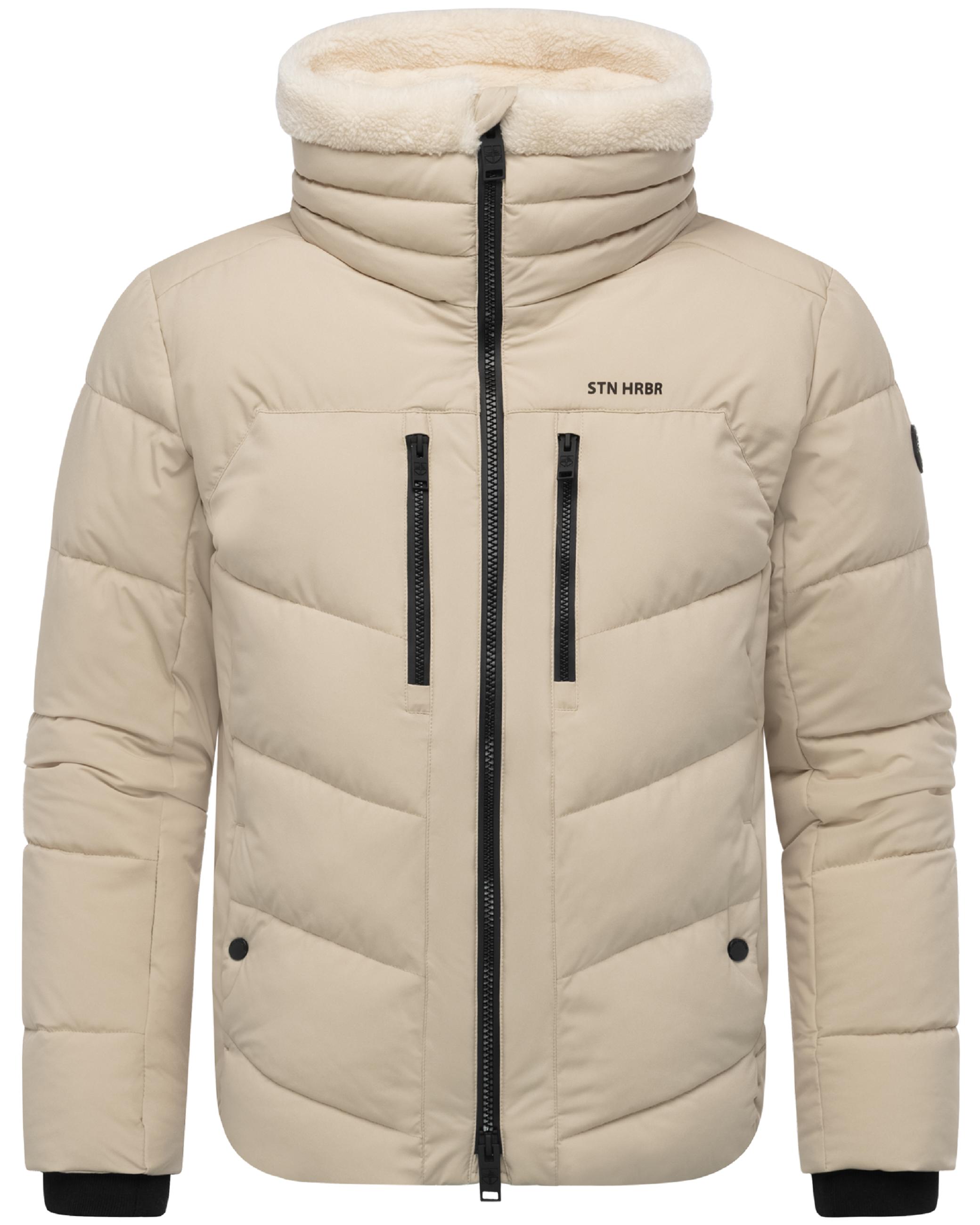 Winter Steppjacke mit kuscheligem Kragen "Ansello XX" Sand