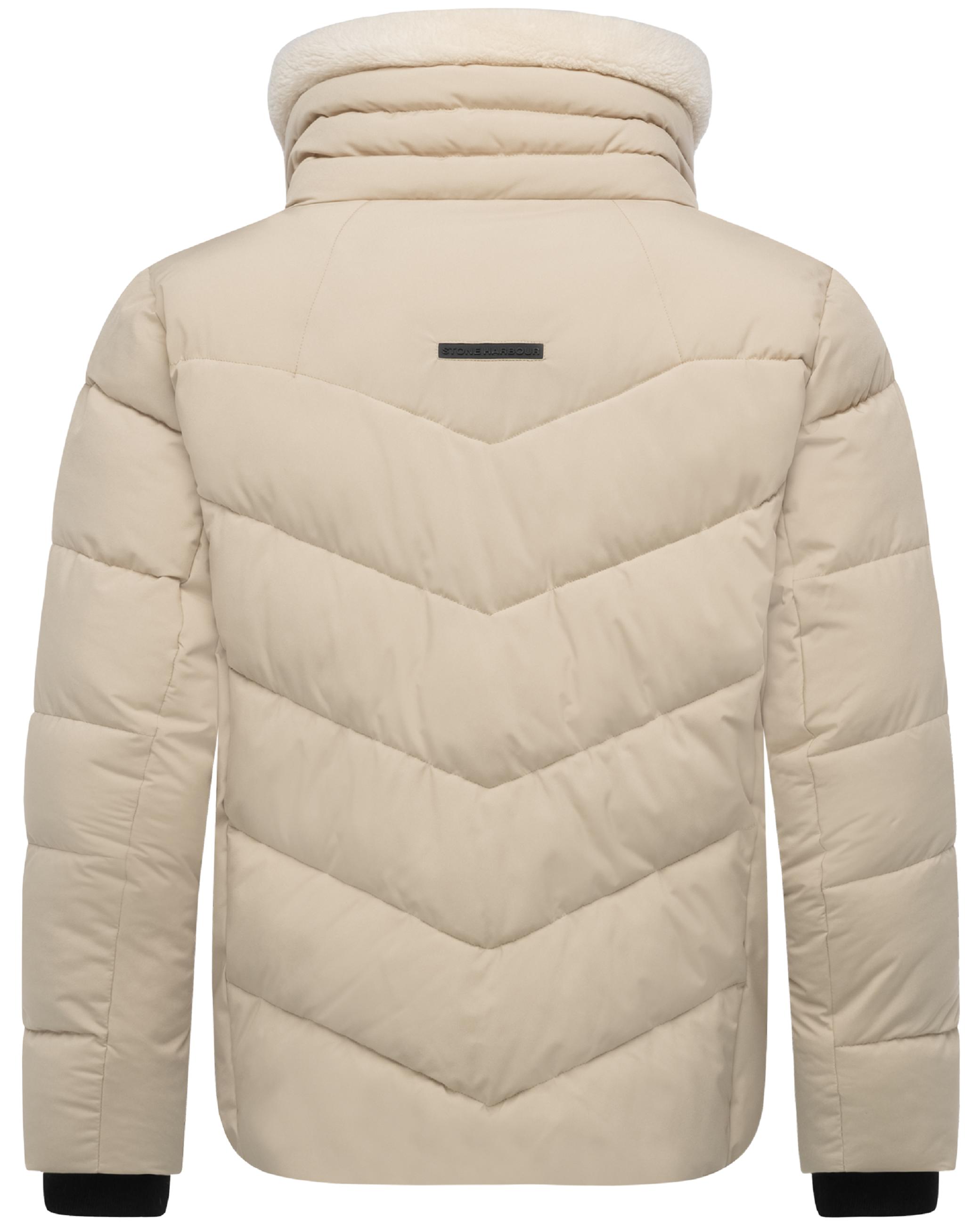 Winter Steppjacke mit kuscheligem Kragen "Ansello XX" Sand