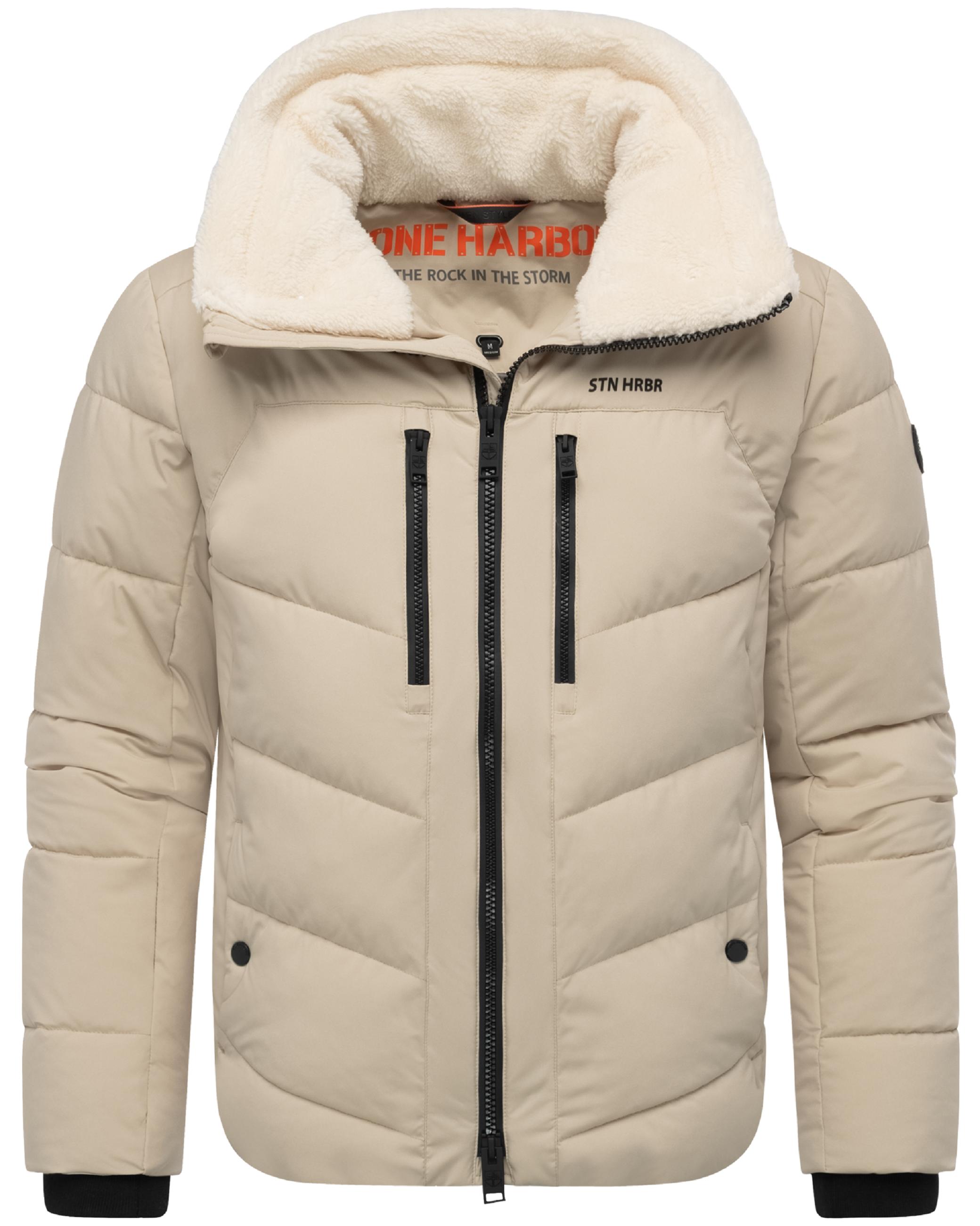 Winter Steppjacke mit kuscheligem Kragen "Ansello XX" Sand