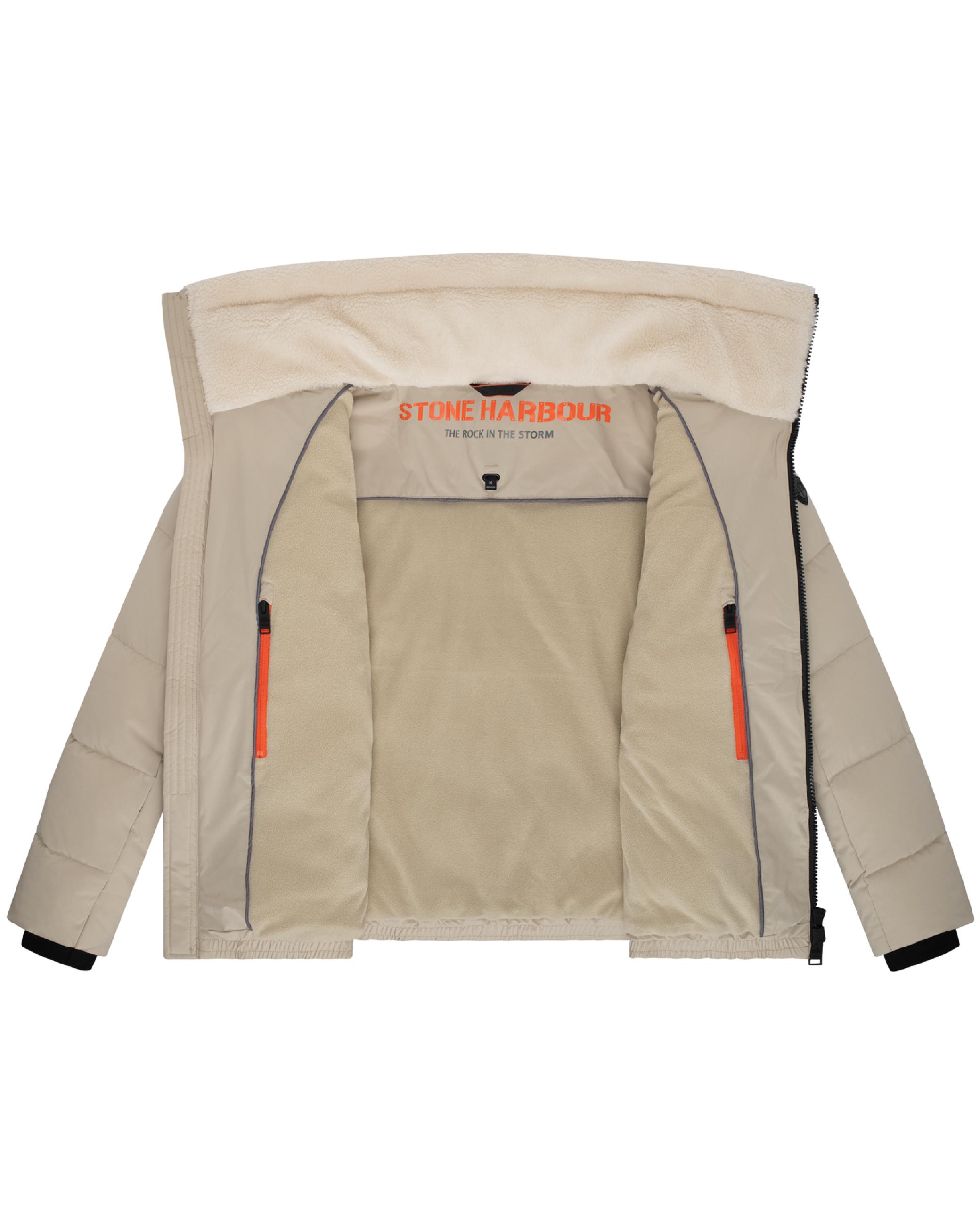 Winter Steppjacke mit kuscheligem Kragen "Ansello XX" Sand
