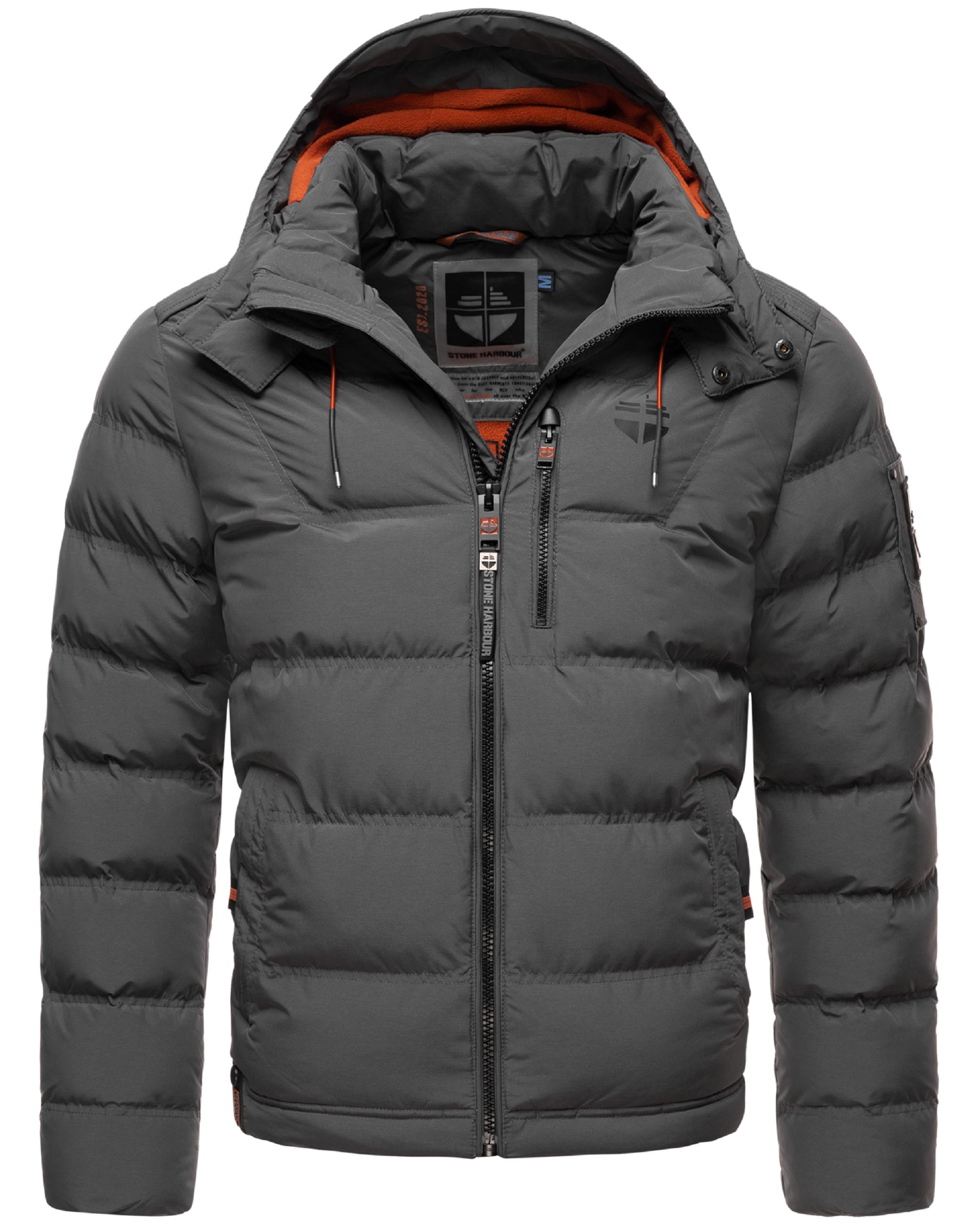 Kurze Winter Steppjacke "Arvidoo" Anthracite