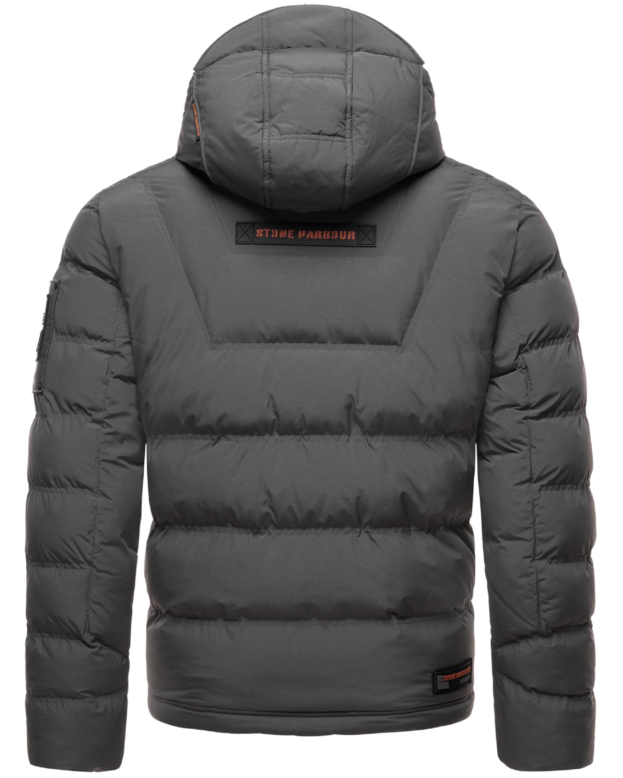 Kurze Winter Steppjacke "Arvidoo" Anthracite