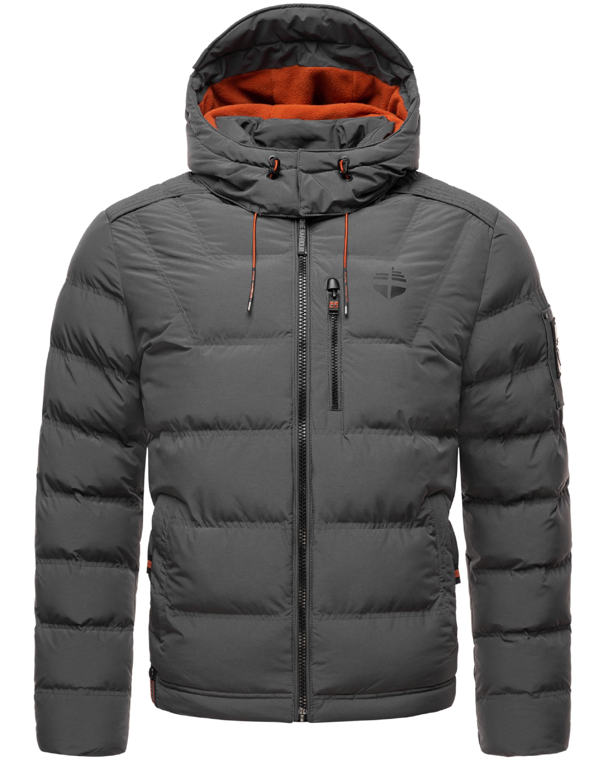 Kurze Winter Steppjacke "Arvidoo" Anthracite