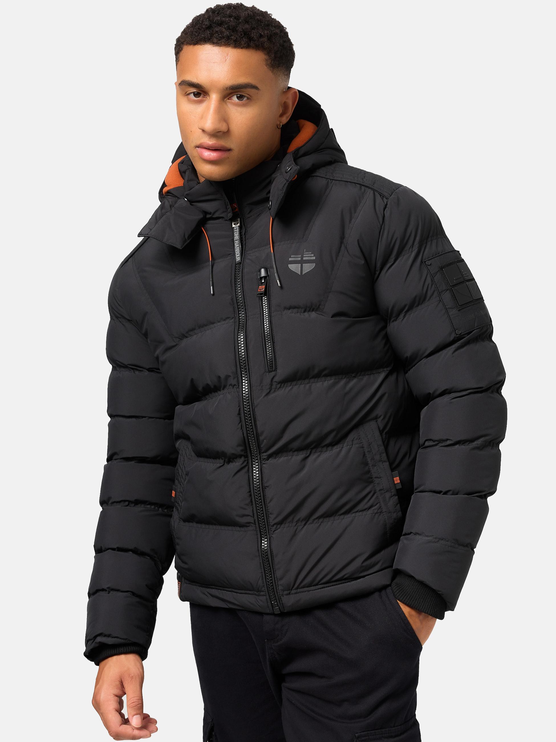 Kurze Winter Steppjacke "Arvidoo" Black