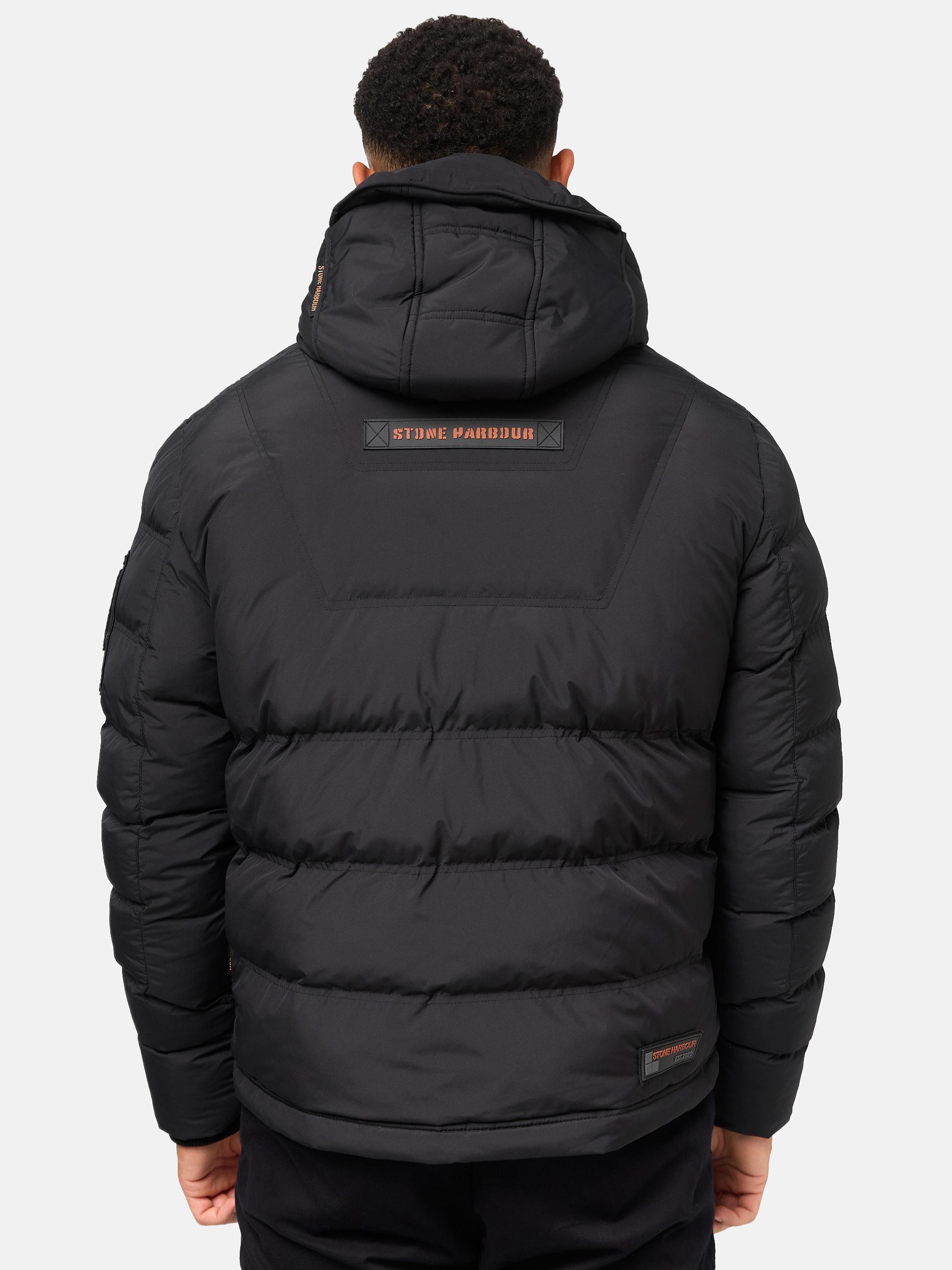 Kurze Winter Steppjacke "Arvidoo" Black