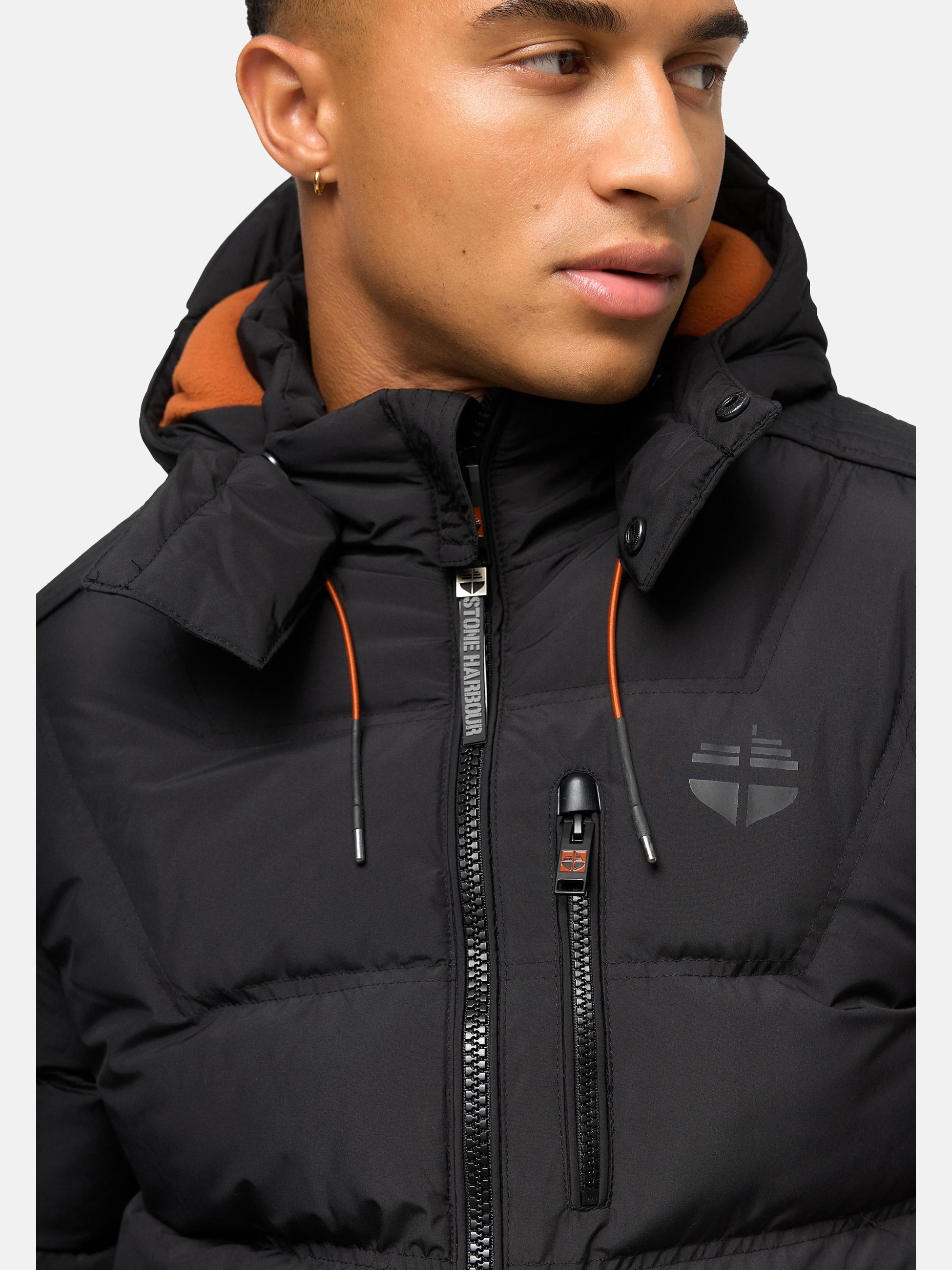 Kurze Winter Steppjacke "Arvidoo" Black