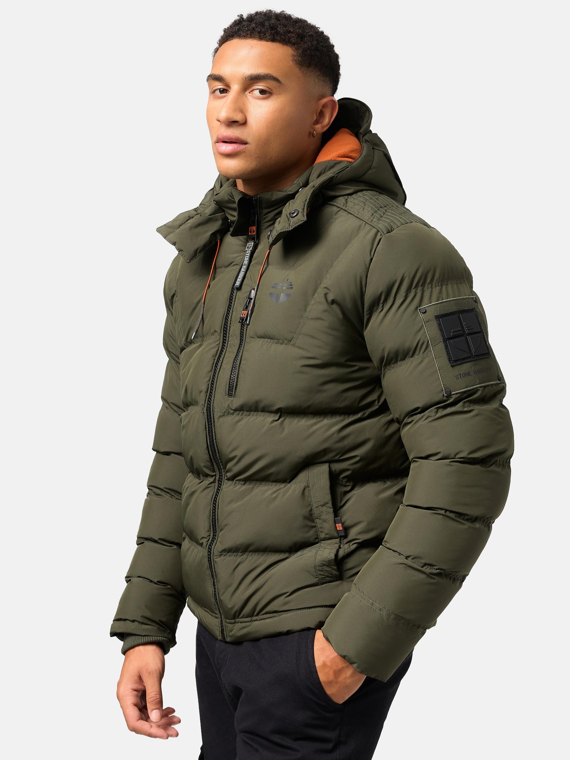 Kurze Winter Steppjacke "Arvidoo" Olive