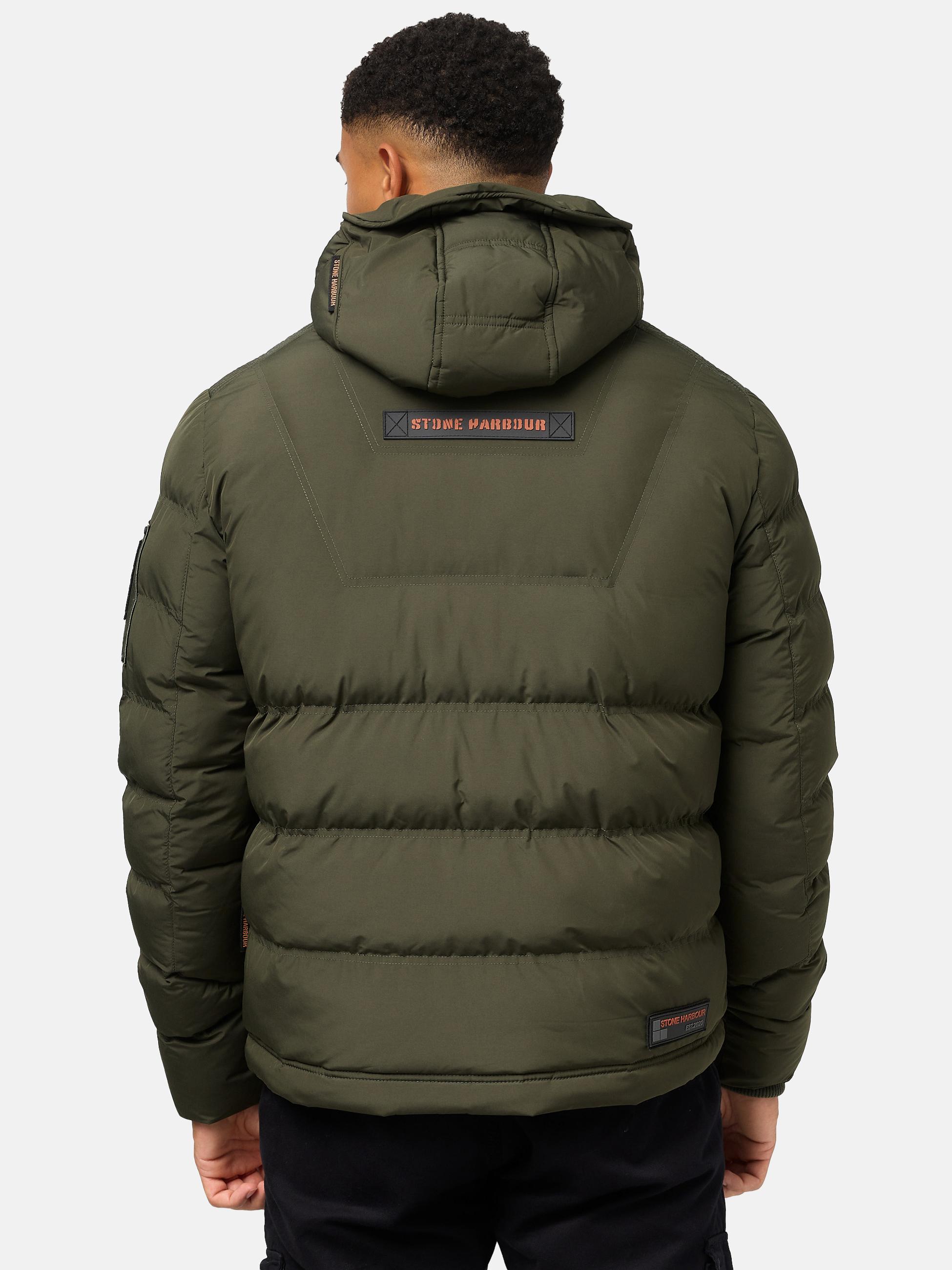 Kurze Winter Steppjacke "Arvidoo" Olive