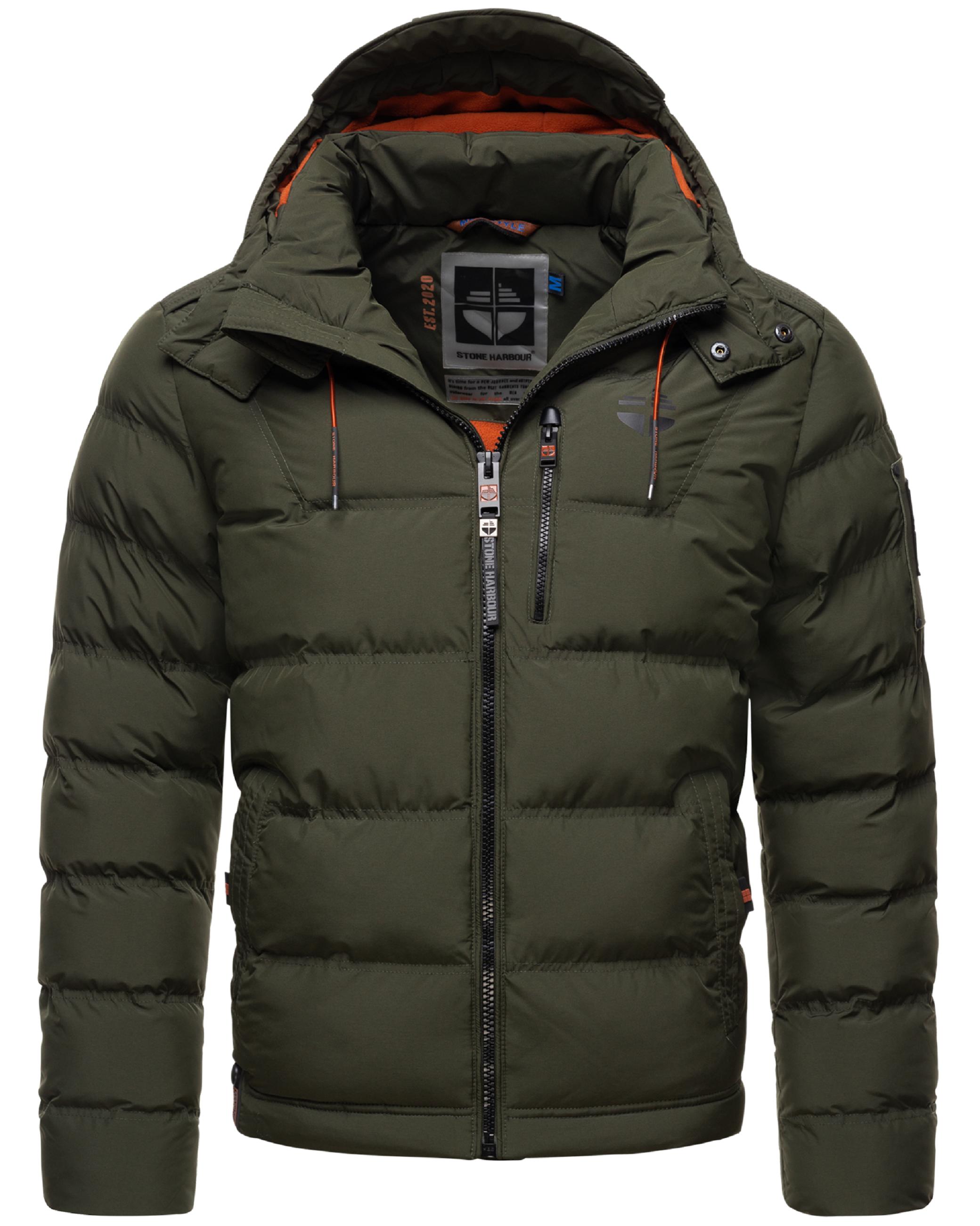 Kurze Winter Steppjacke "Arvidoo" Olive