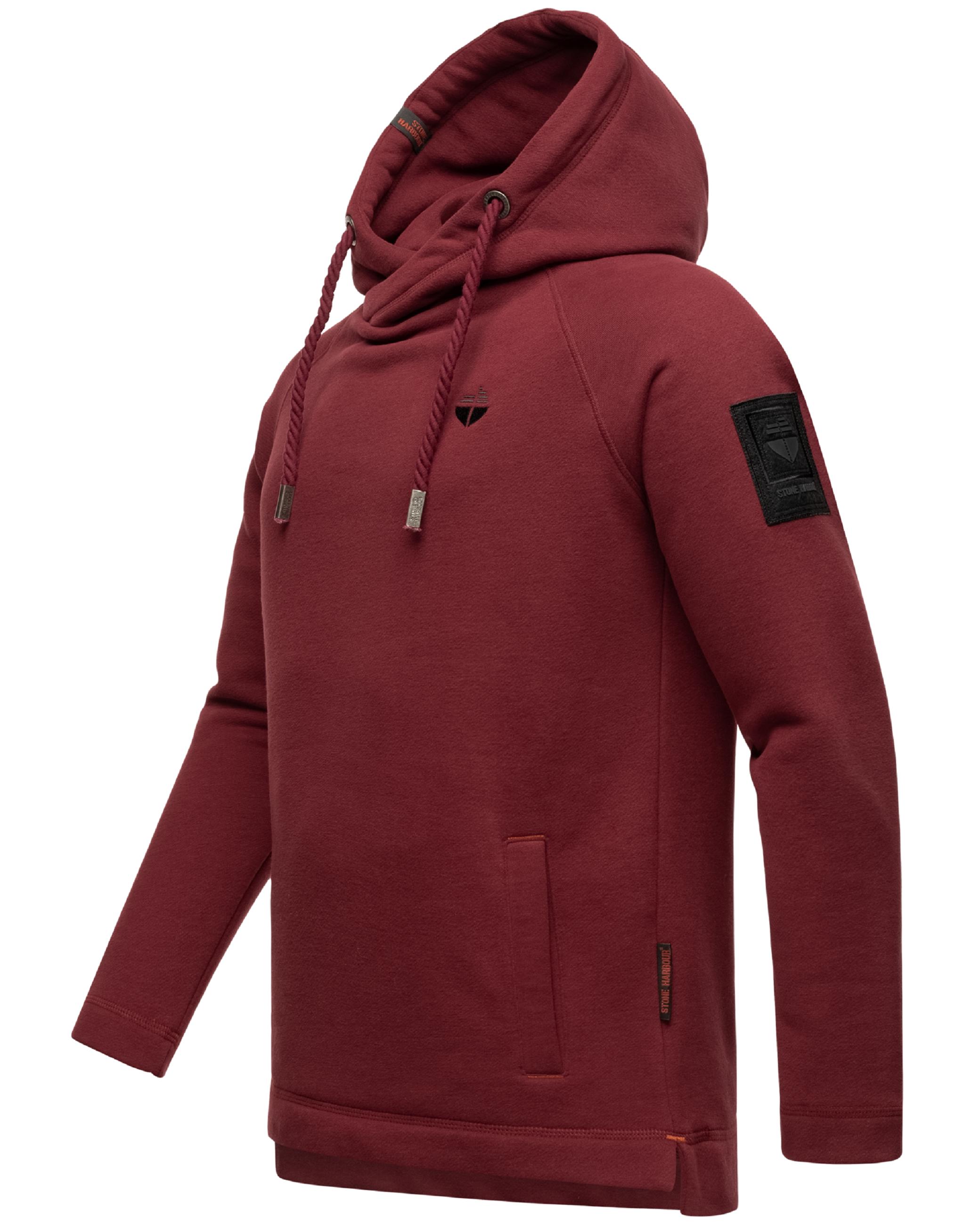 Sportlicher Hoodie "Caspian Sailor" Bordeaux