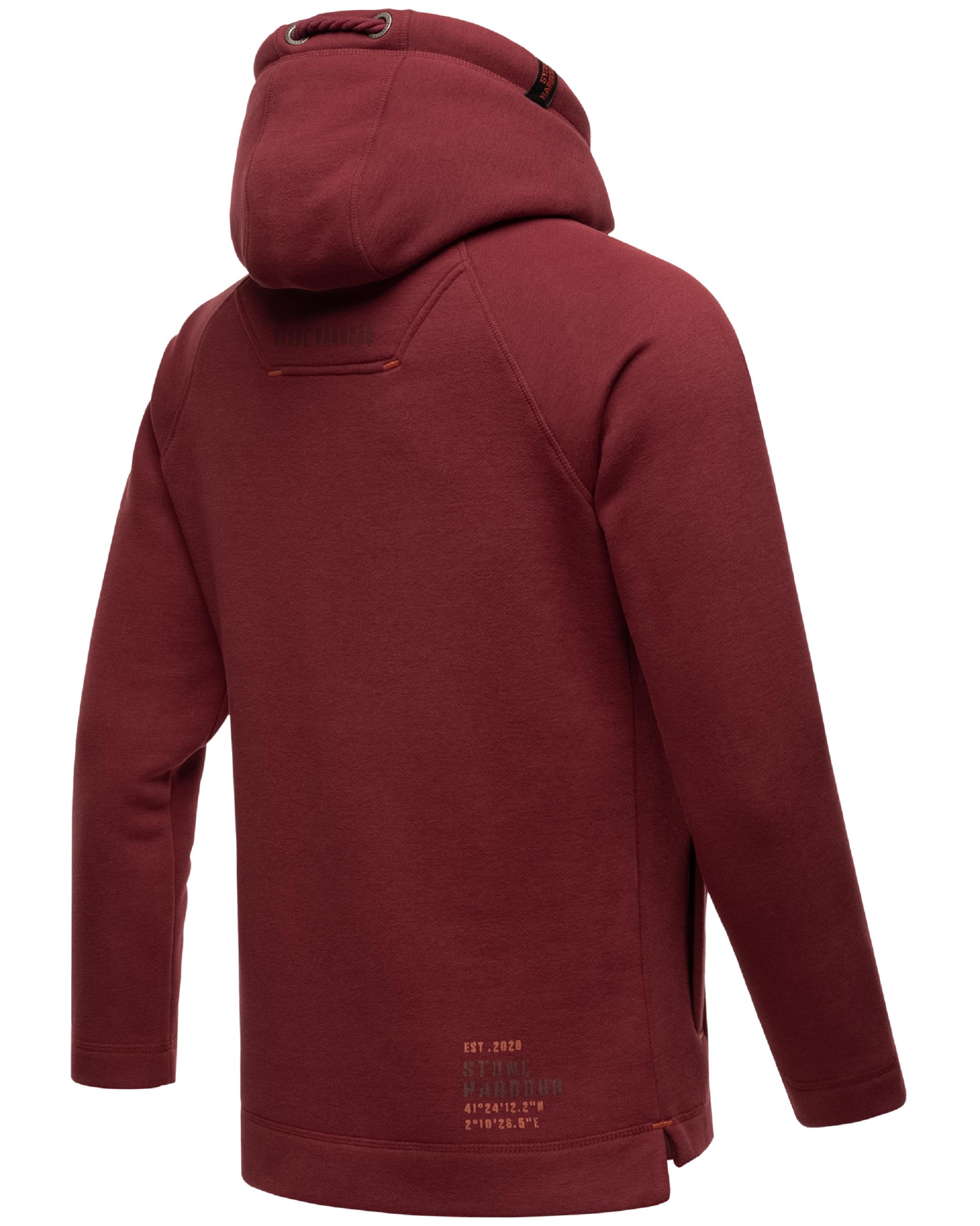 Sportlicher Hoodie "Caspian Sailor" Bordeaux