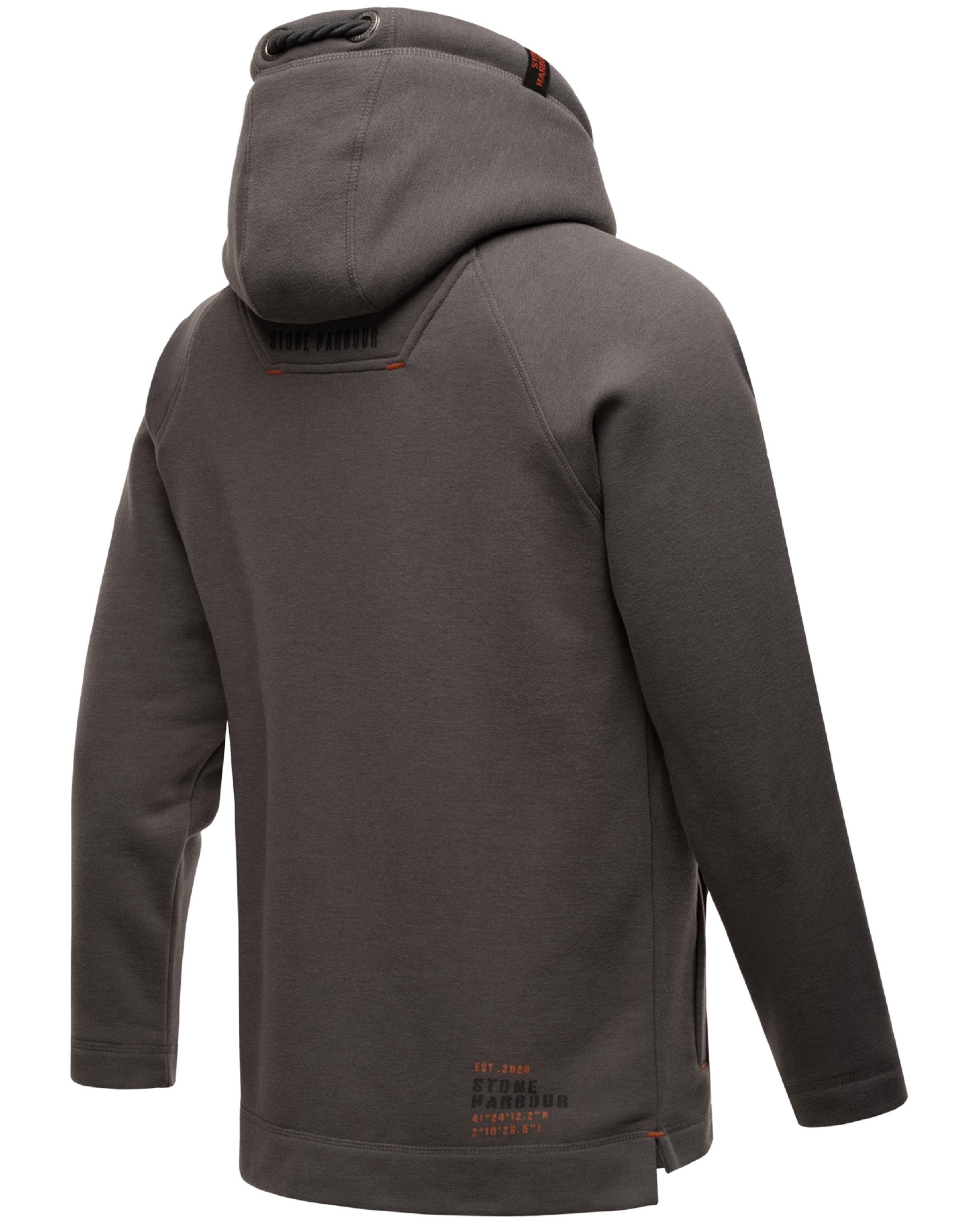 Sportlicher Hoodie "Caspian Sailor" Dark Grey